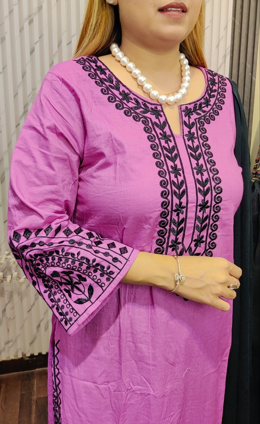 Rose gold Kurti Set