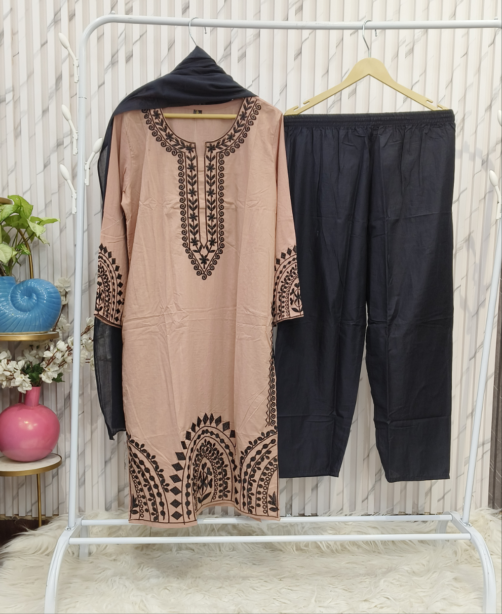 Rose gold Kurti Set