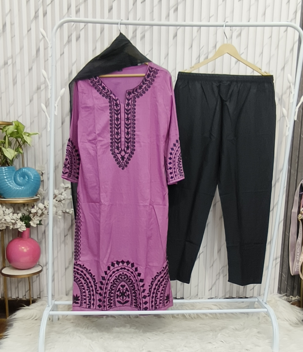 Rose gold Kurti Set