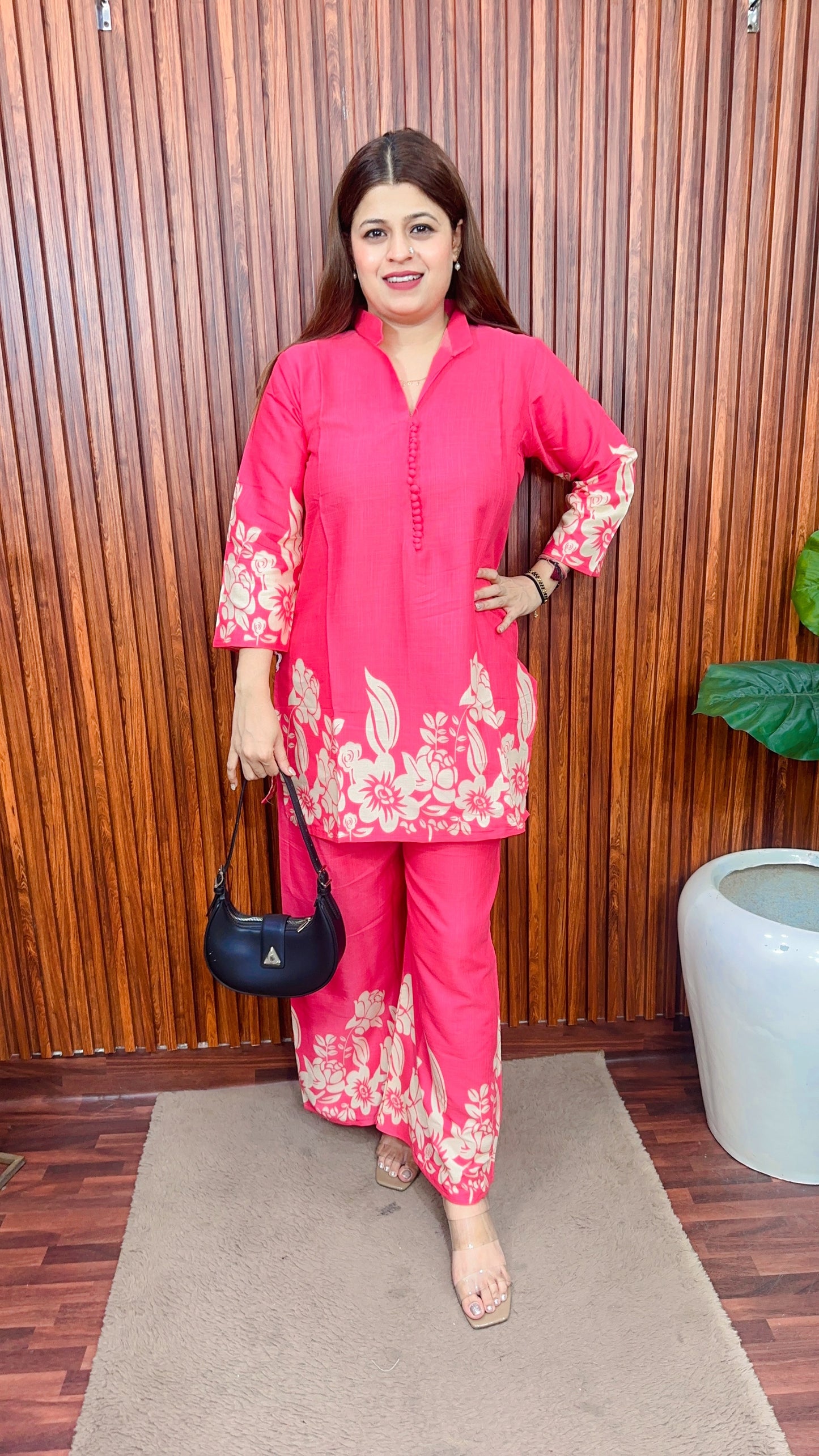 floral Bell bottom style coord set