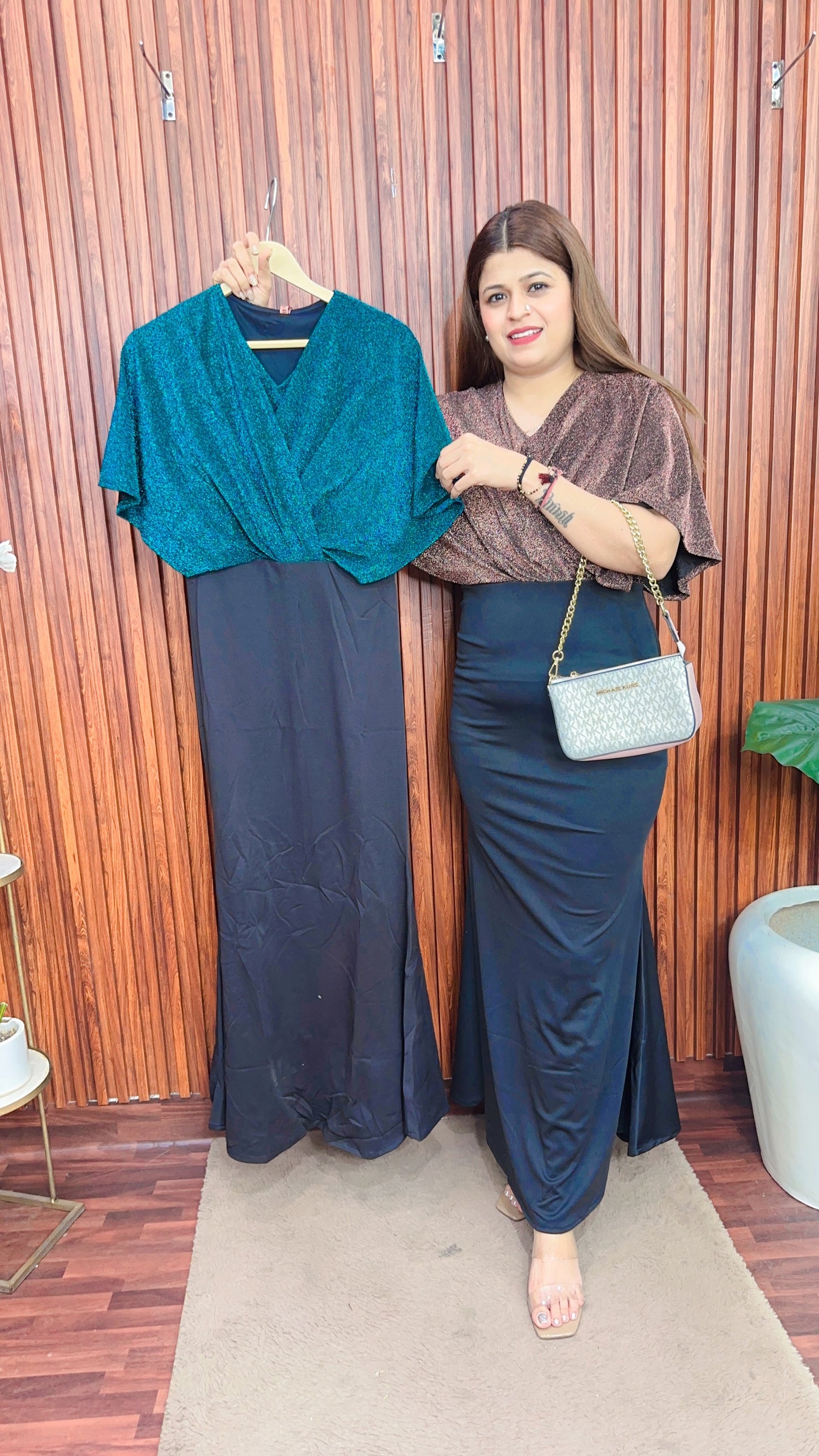 Sparkle fish cut dress