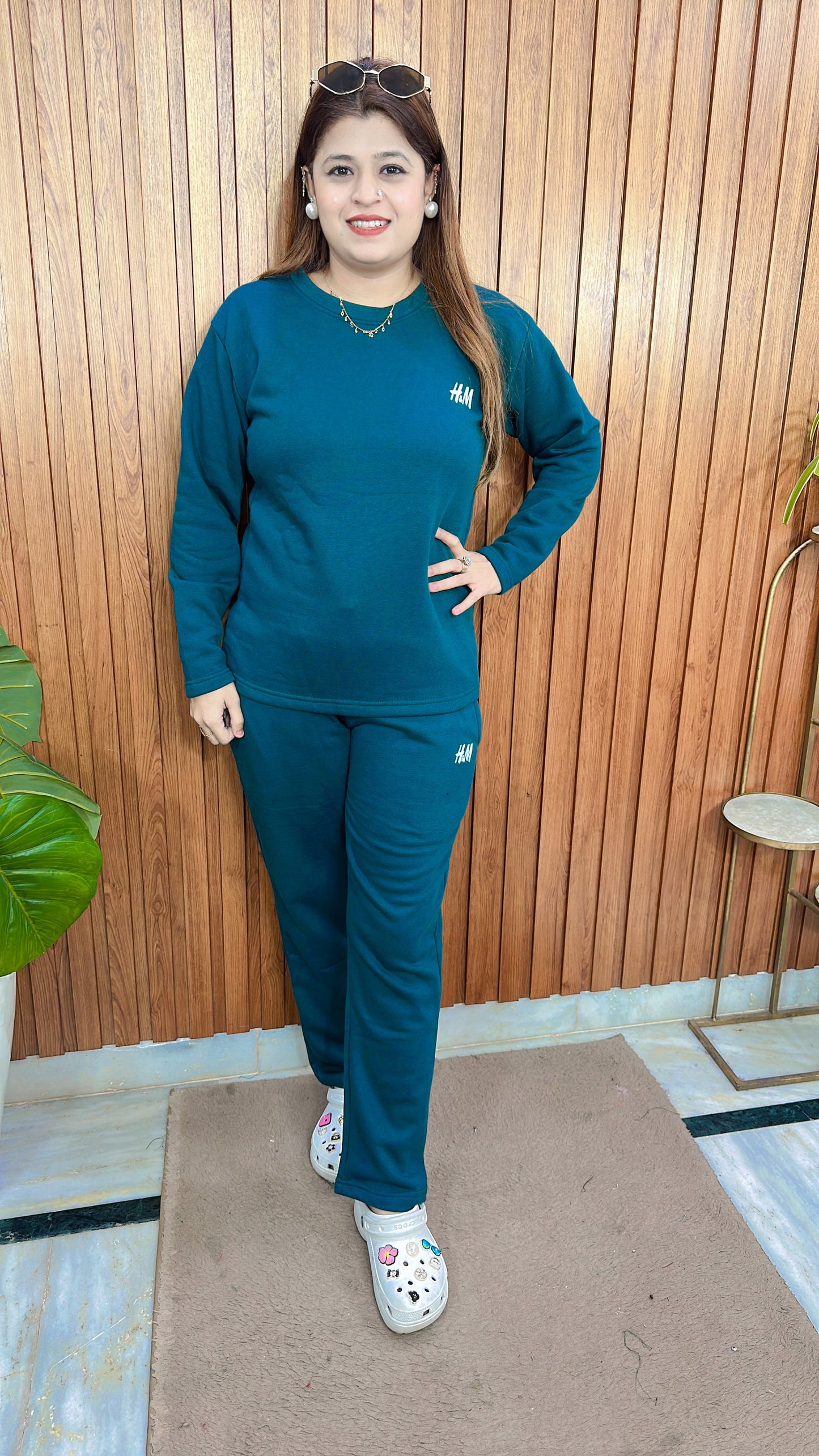 Fleece Warm Hosiery Coord Set