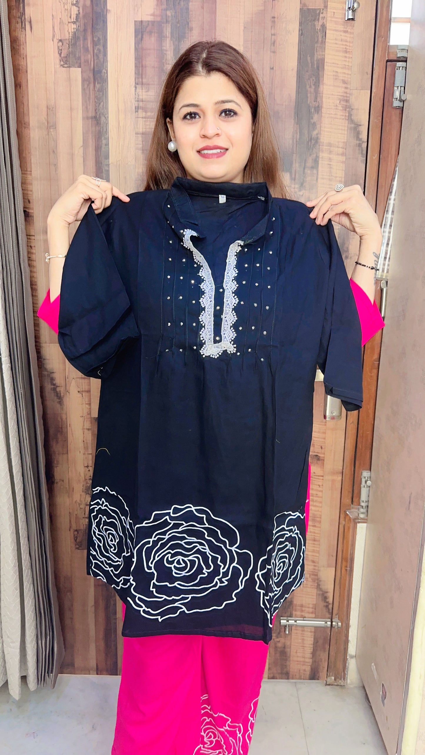 Rose A Line Cotton Coord set