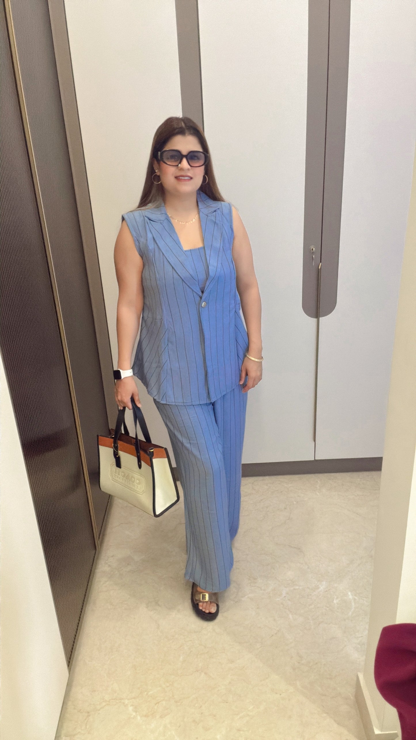 Lily Strip Three Piece Coord set