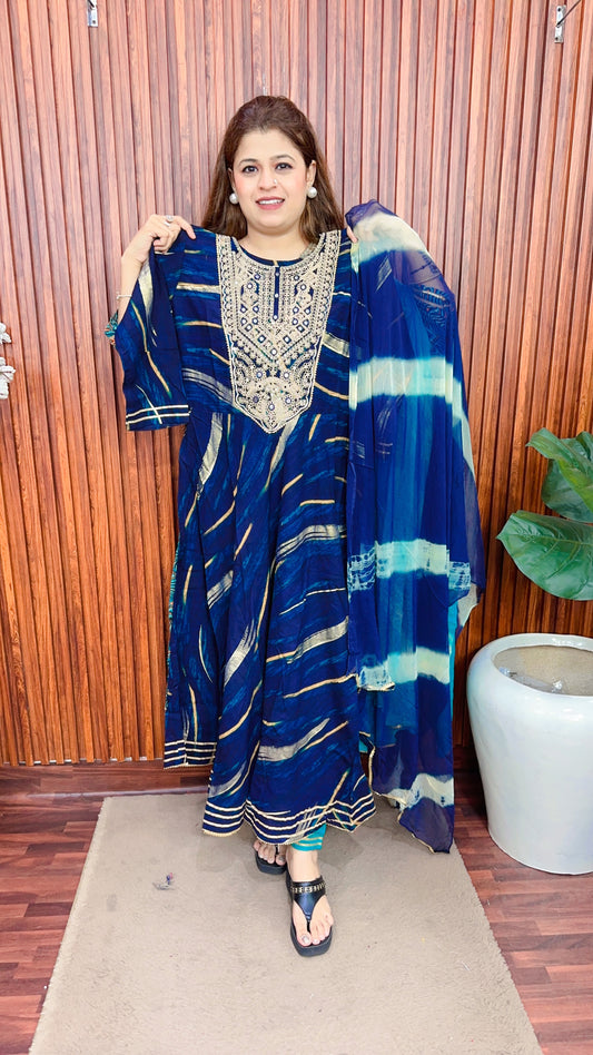 Cotton Anarkali suit