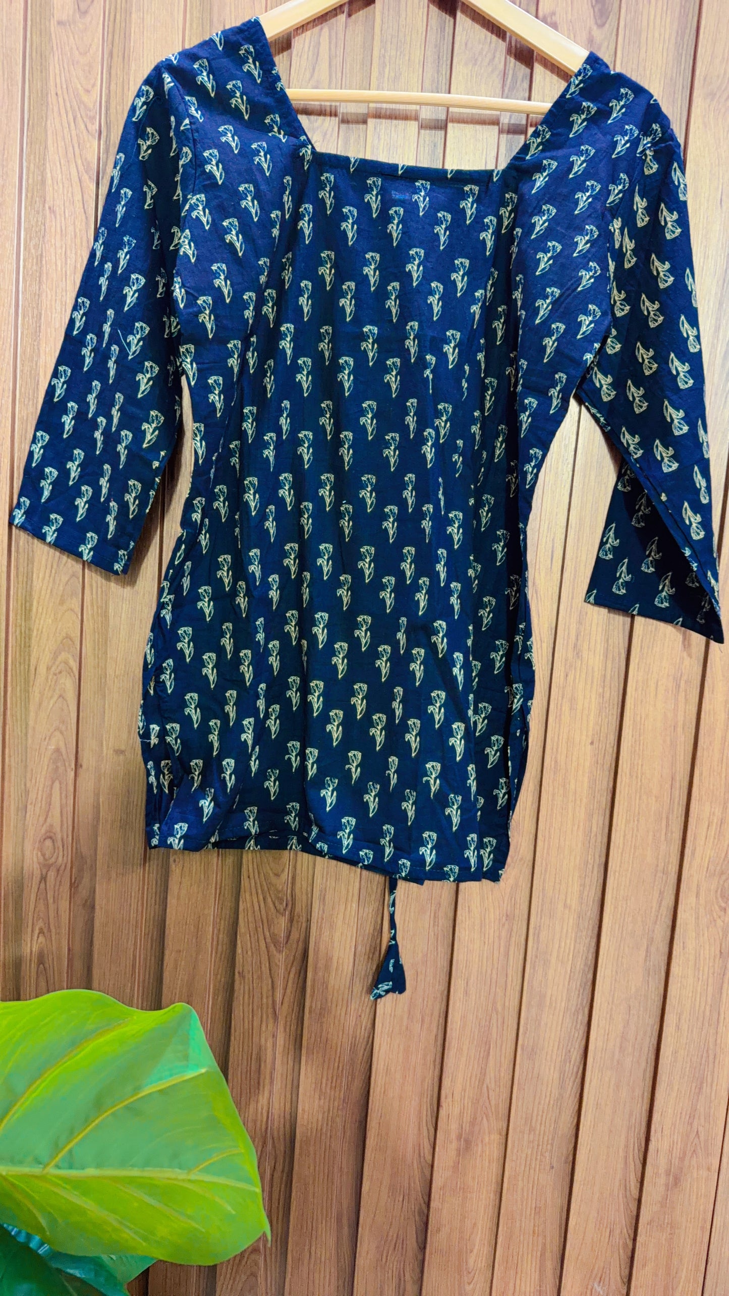 Evara printed Cotton Short kurti
