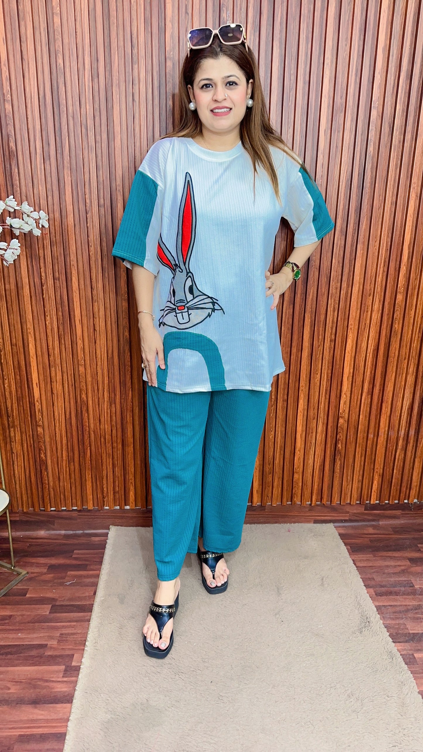 Bunny Ribbed Coord Set