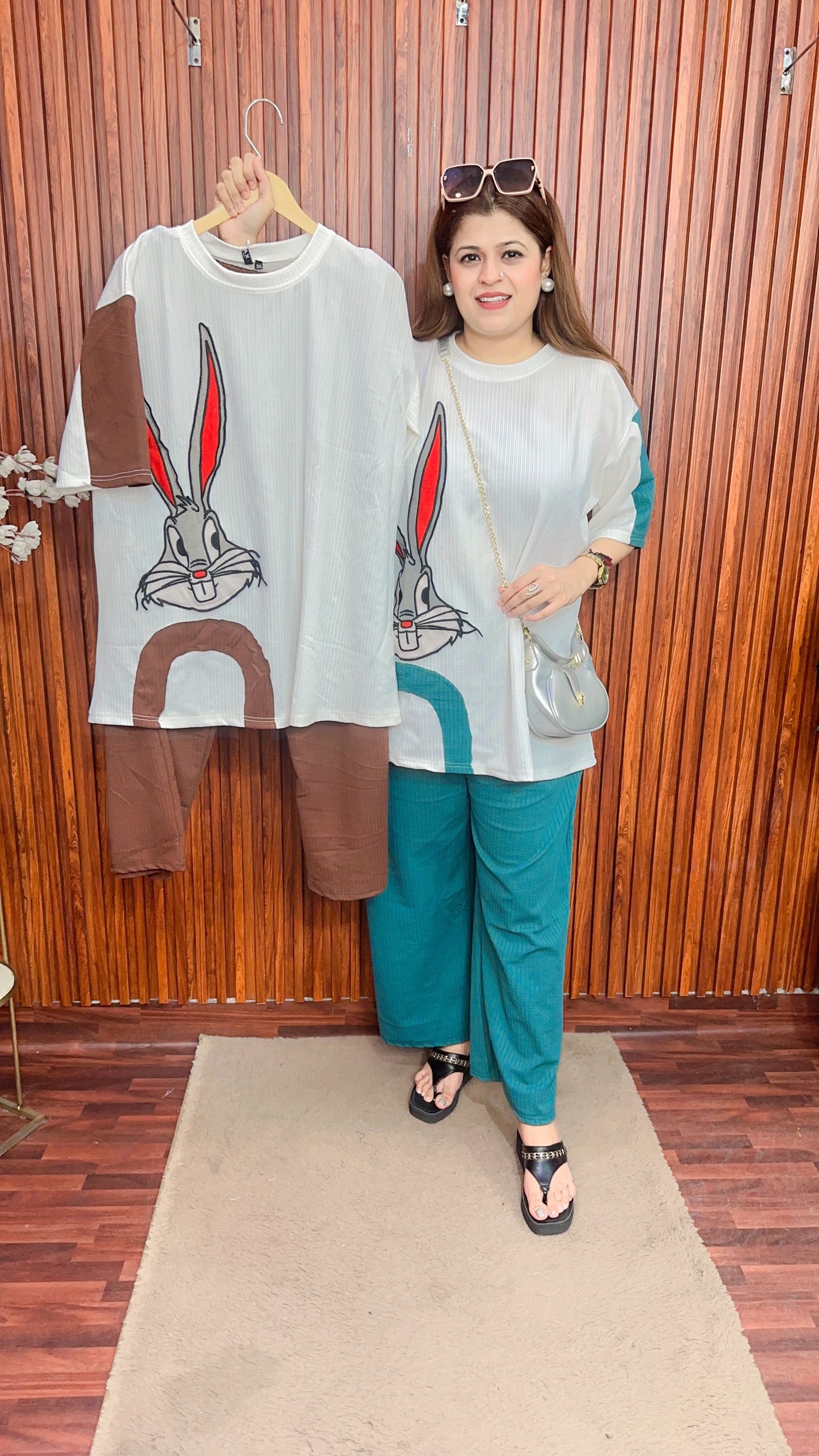 Bunny Ribbed Coord Set