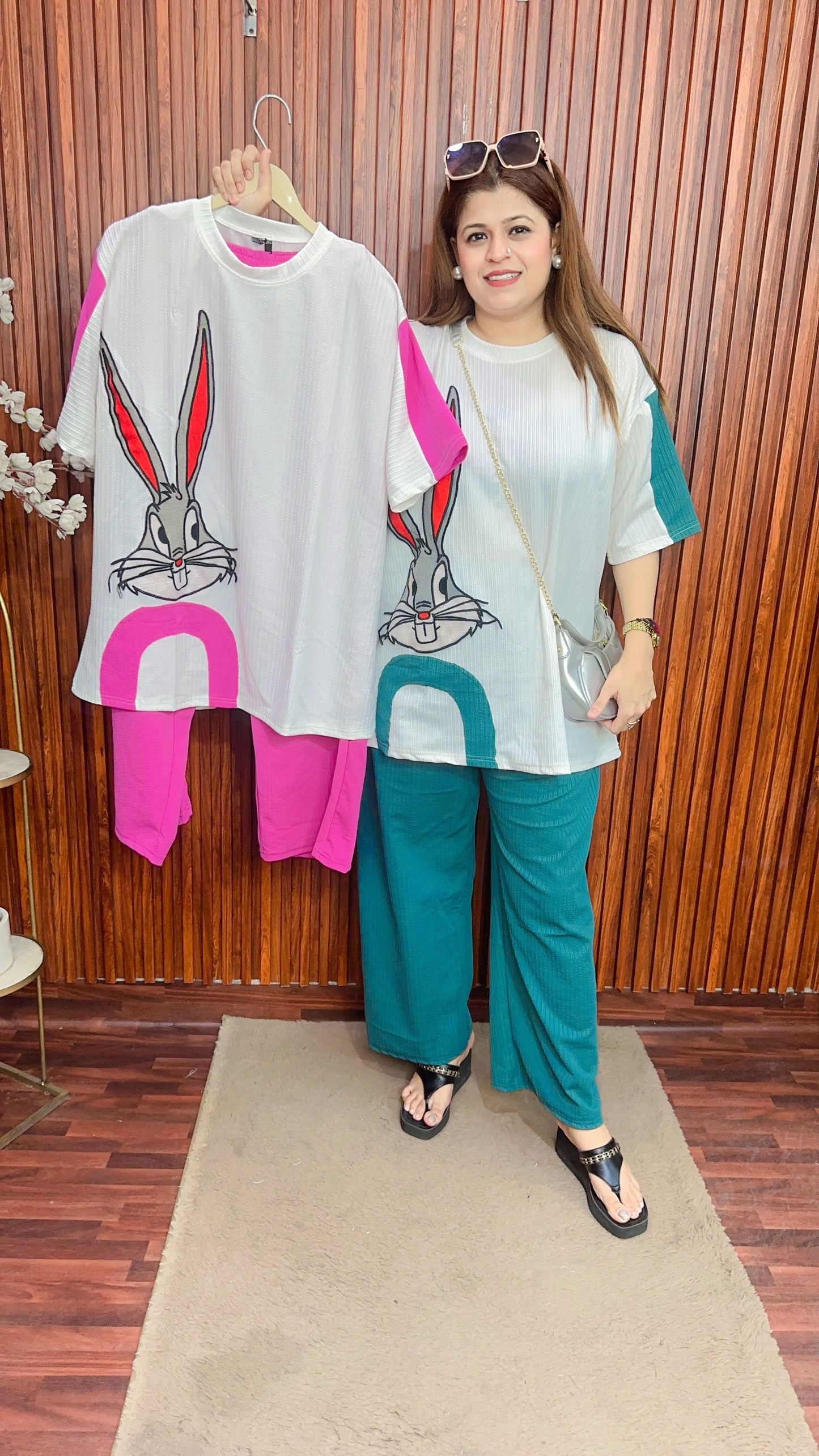 Bunny Ribbed Coord Set