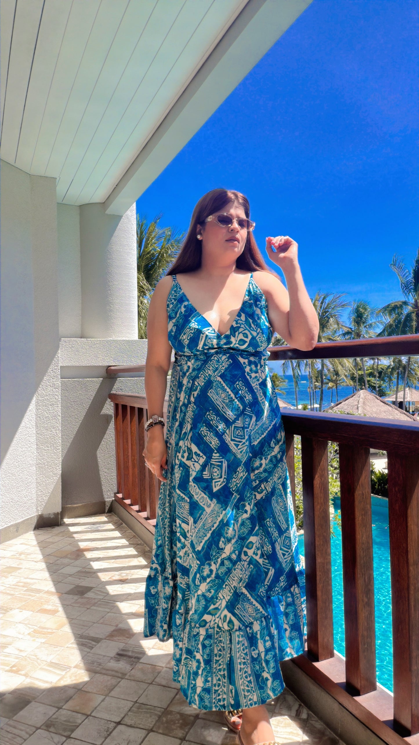 China Silk Strap Dress With Shrug