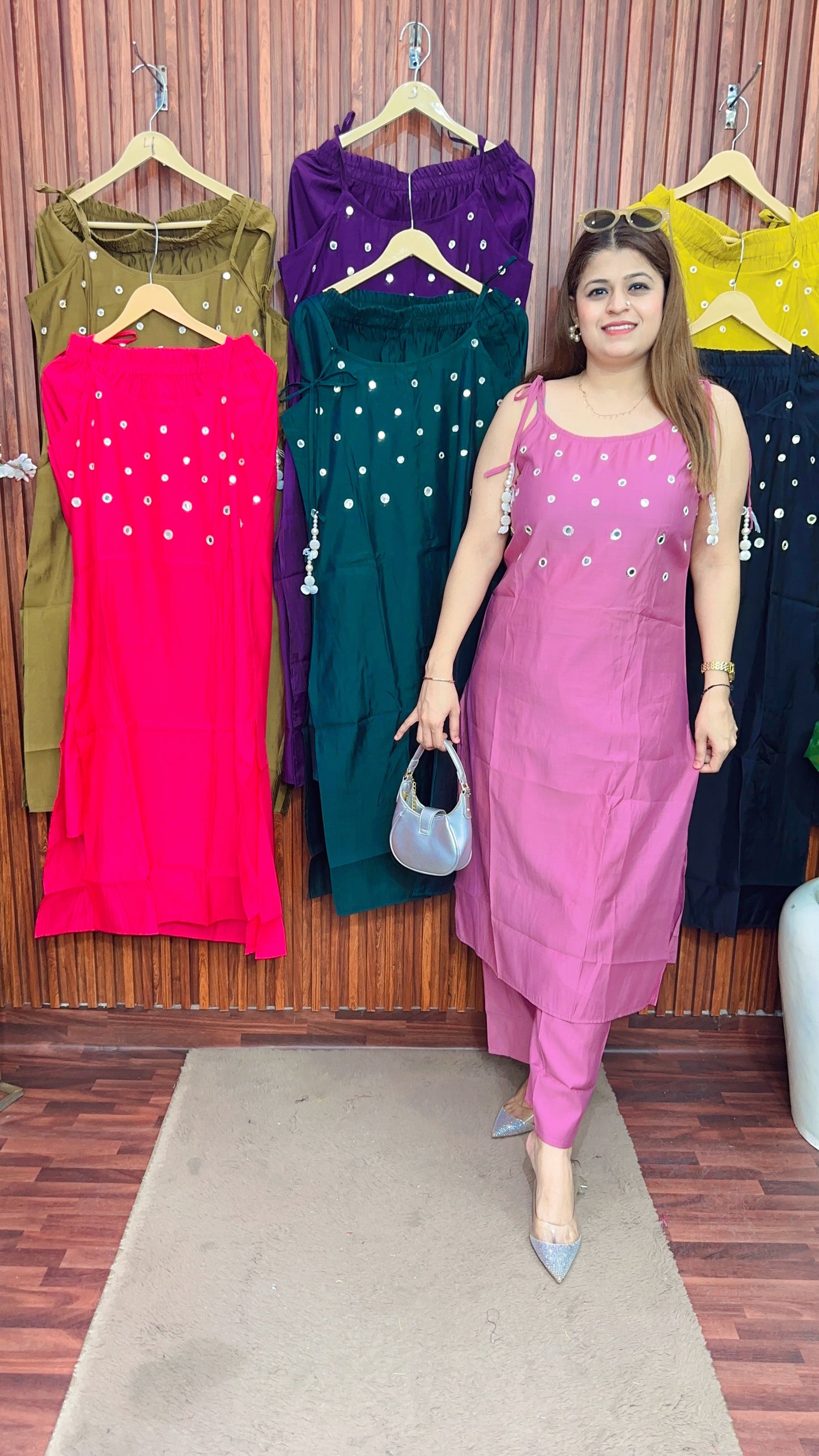 Knot Strap Kurta Set