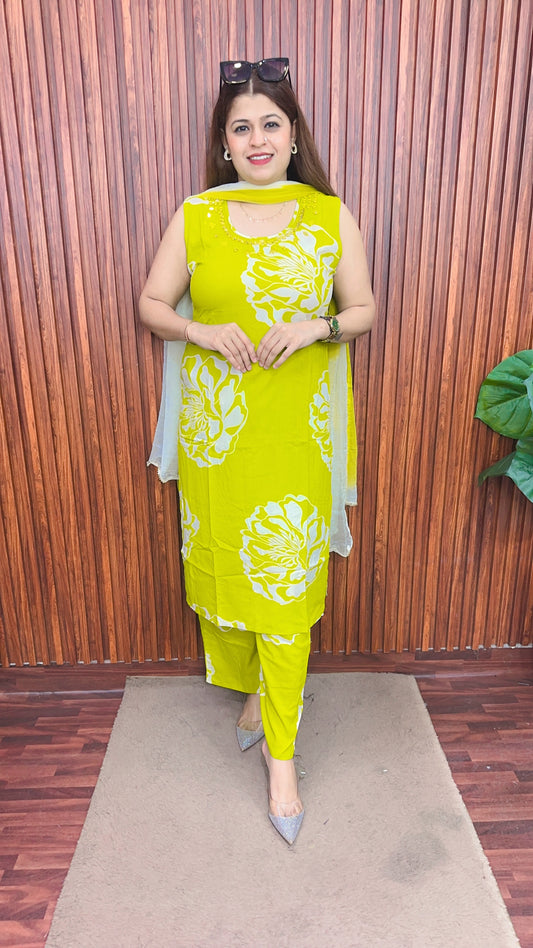 Premium Cut Sleeve Mirror Suit