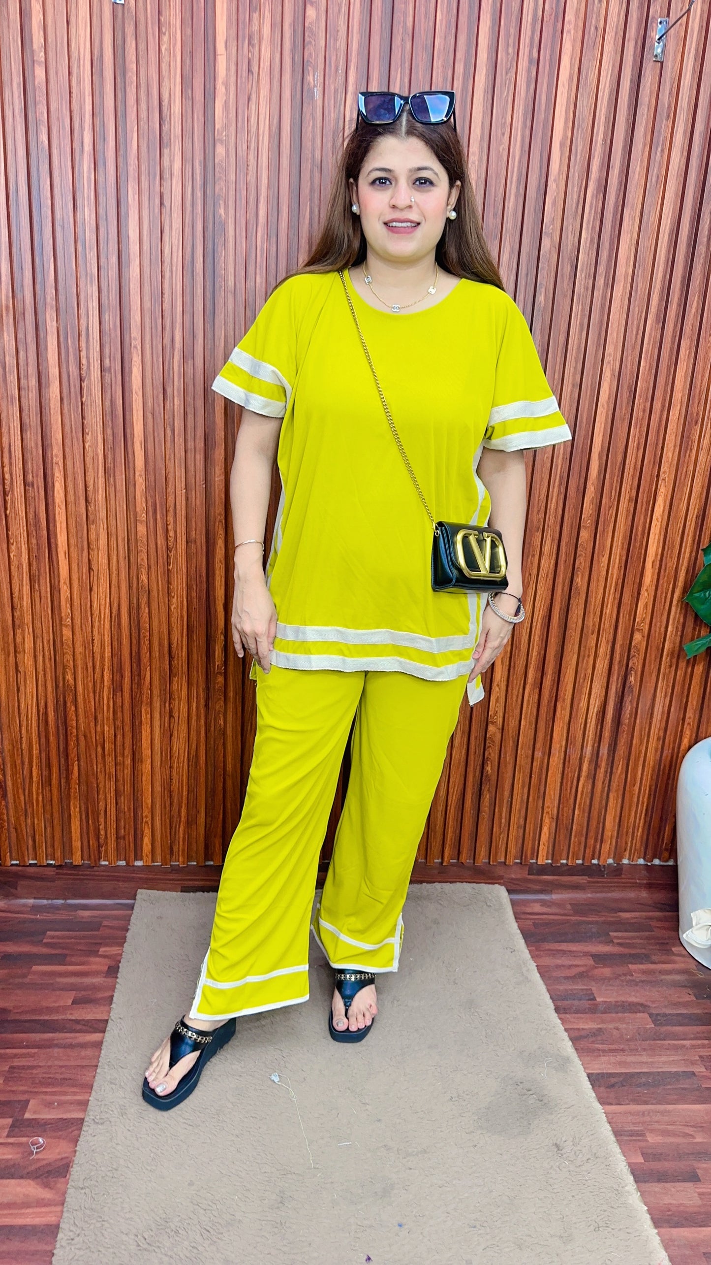 Kaftan Style Ribbed Coord set