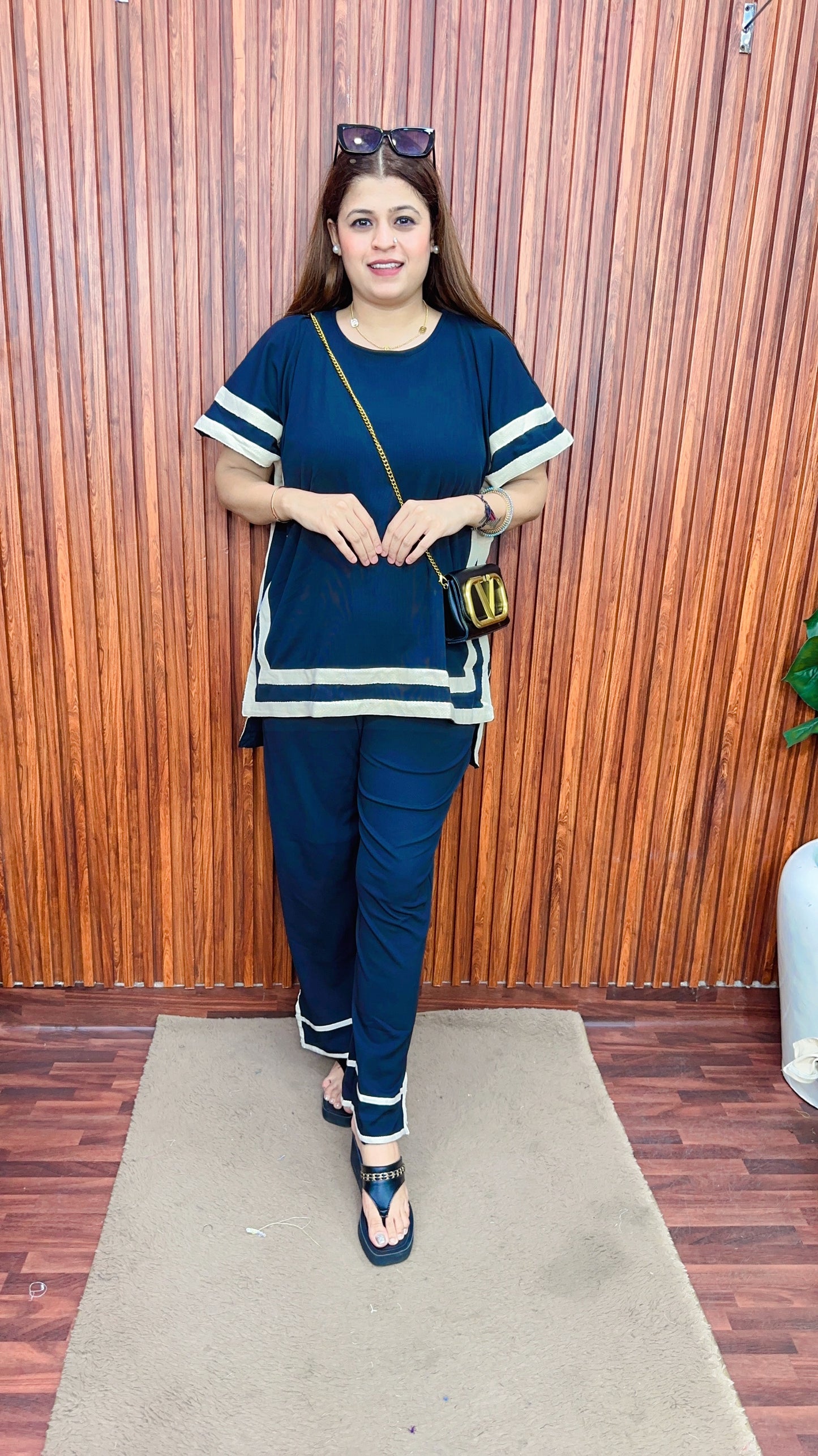 Kaftan Style Ribbed Coord set