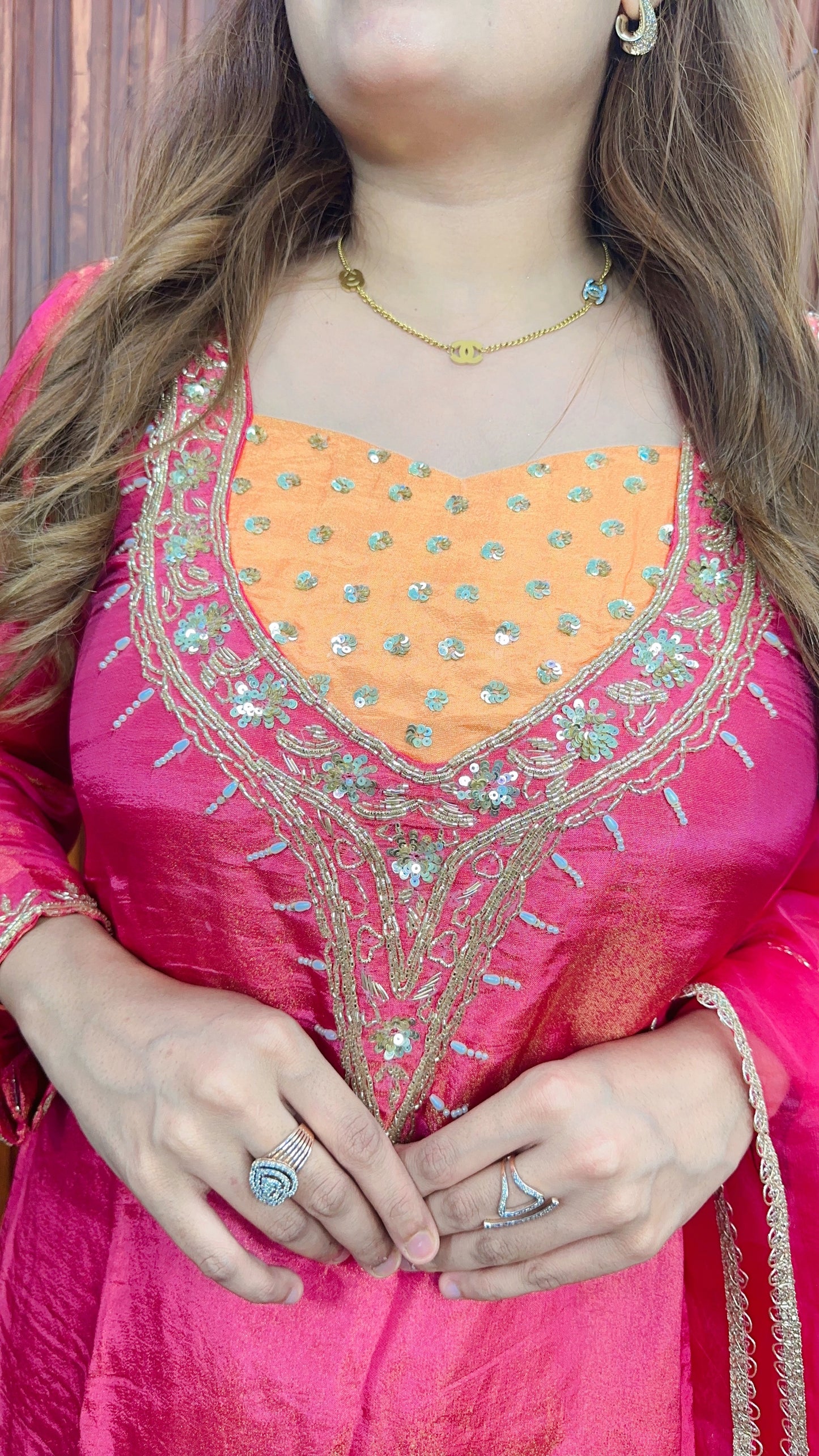 Rangrez Premium divider sharara suit