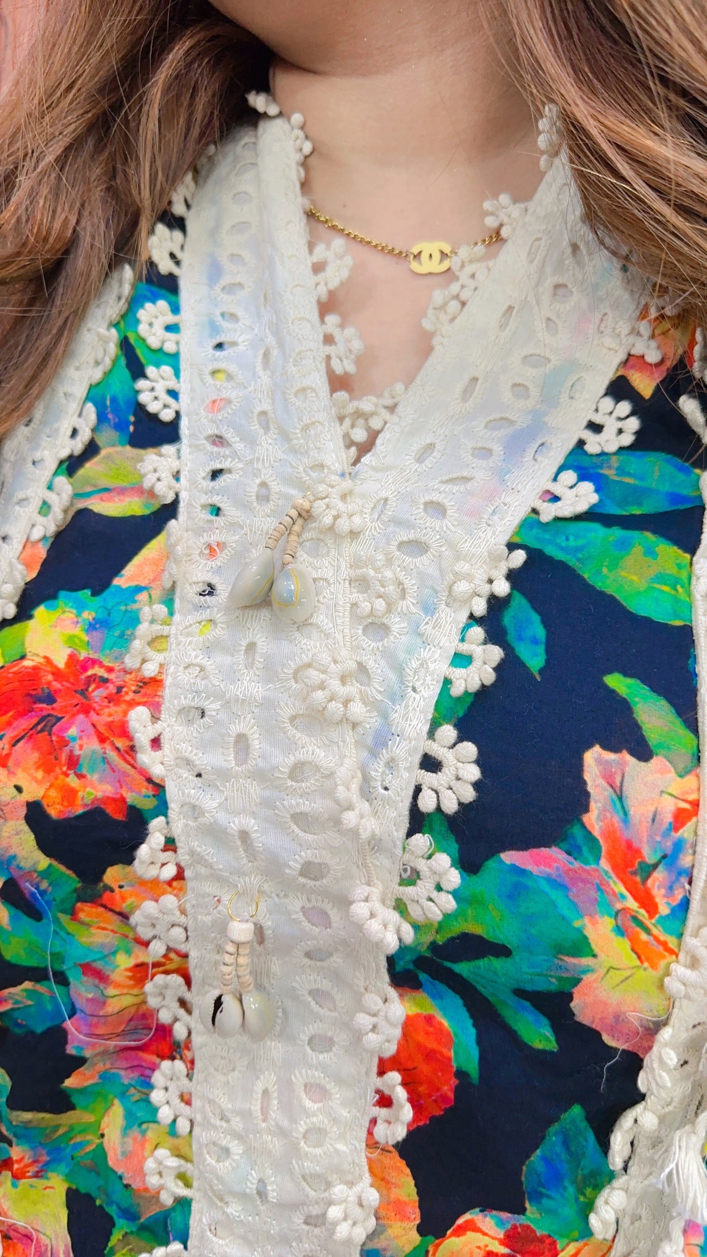 Premium lace cotton suit set