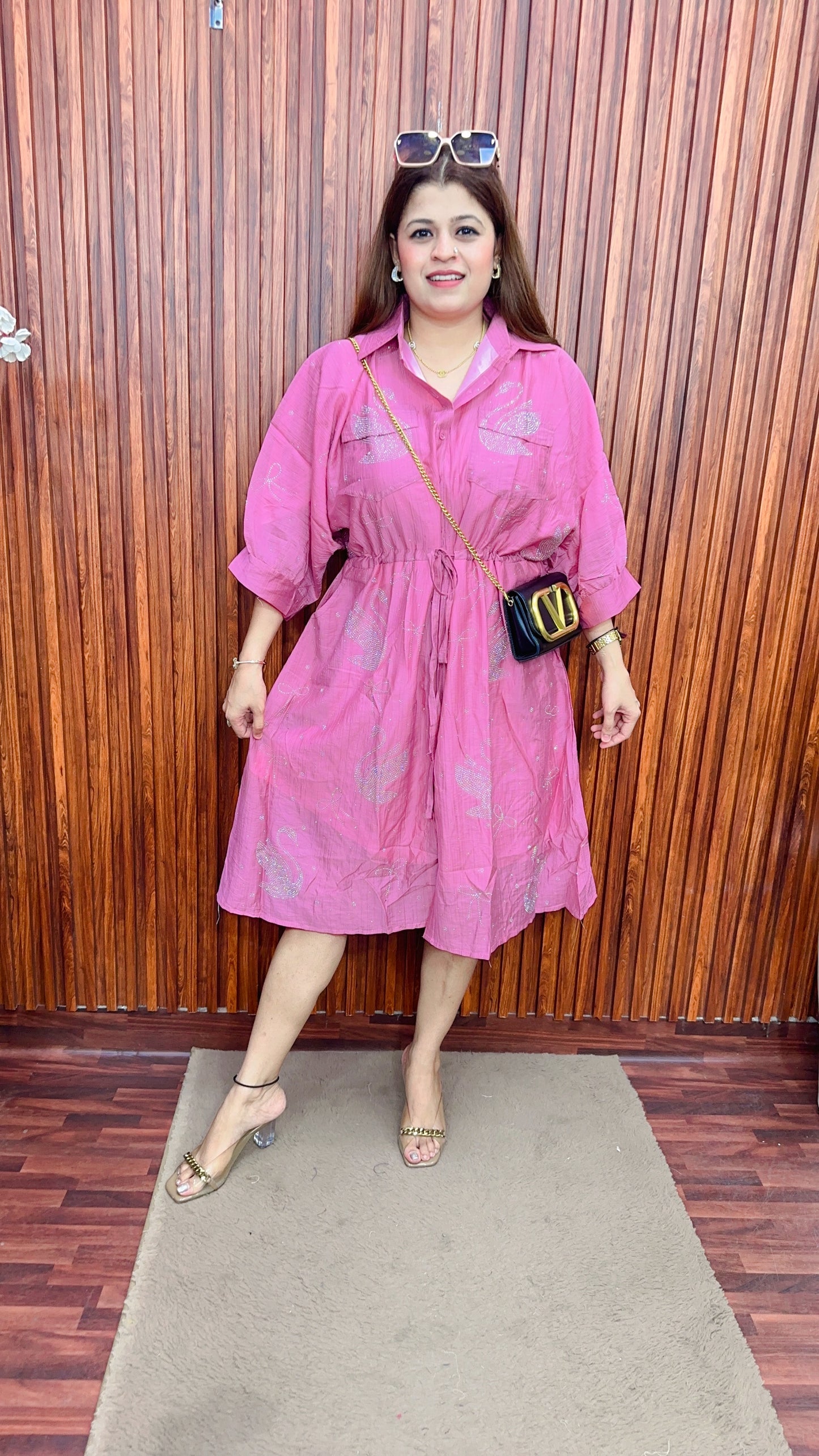 Swan Servoski big size dress