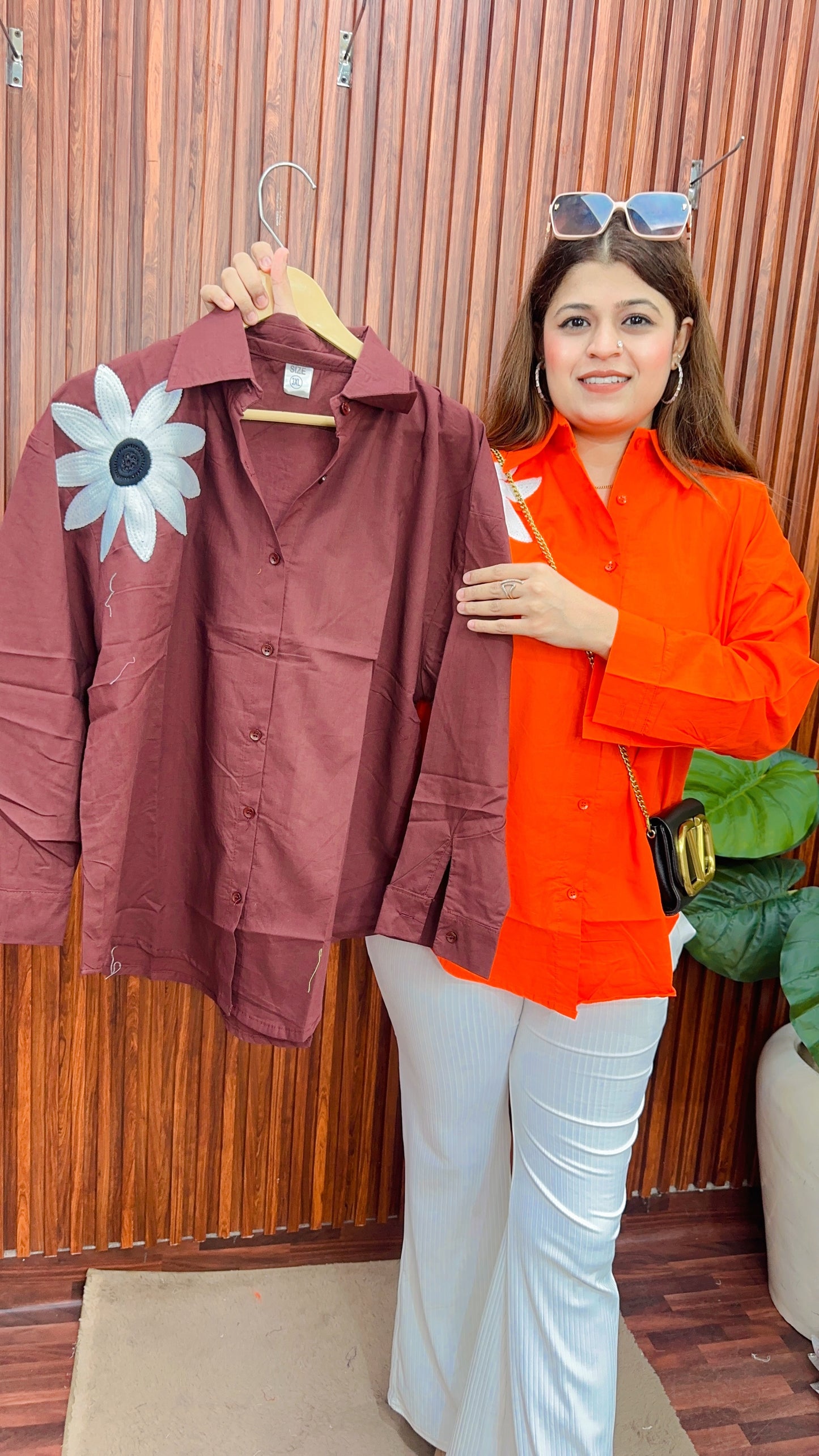 Sunflower Thread Cotton Shirts