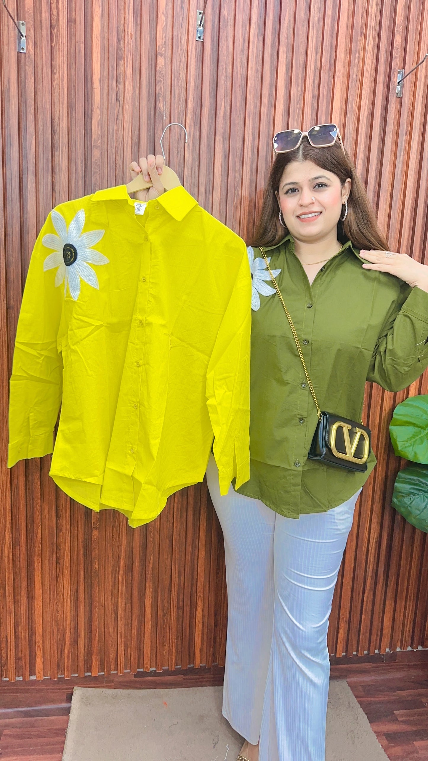 Sunflower Thread Cotton Shirts