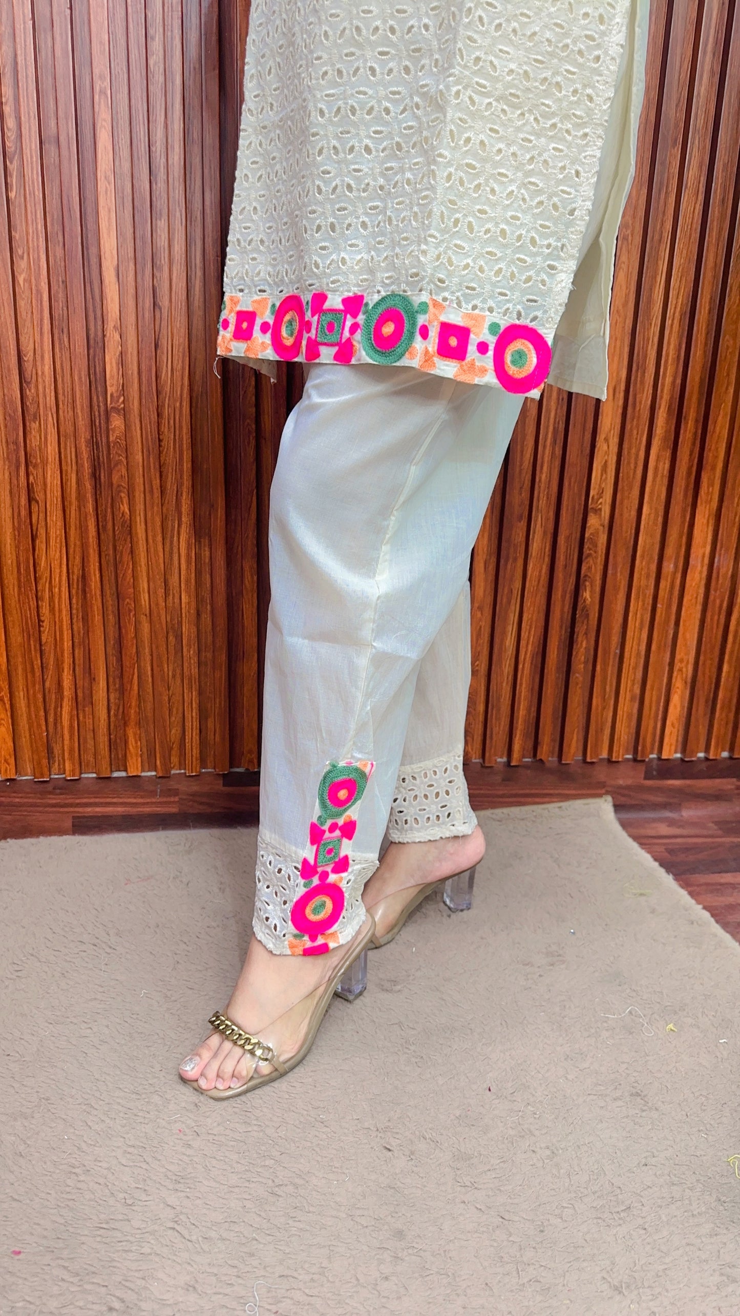 Schifli pure cotton Coord set