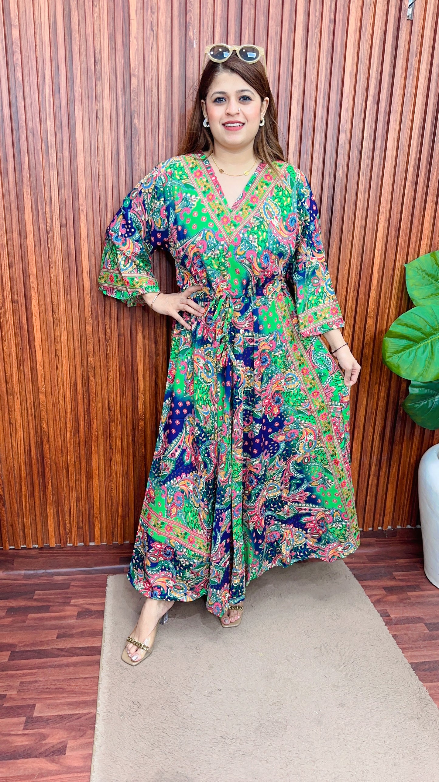 China Silk Long Dress