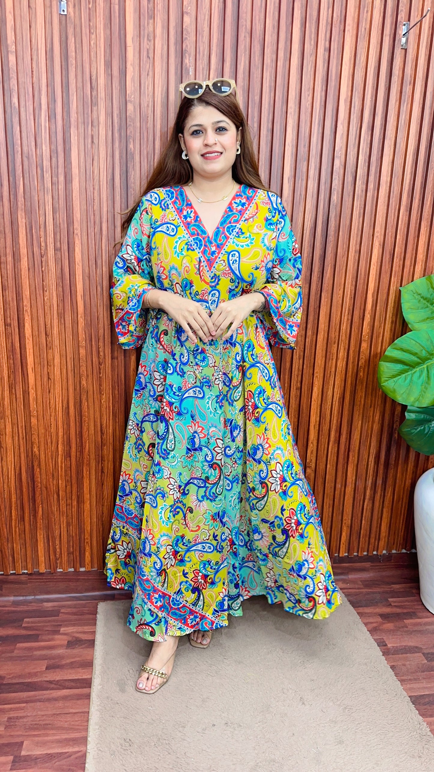 China Silk Long Dress