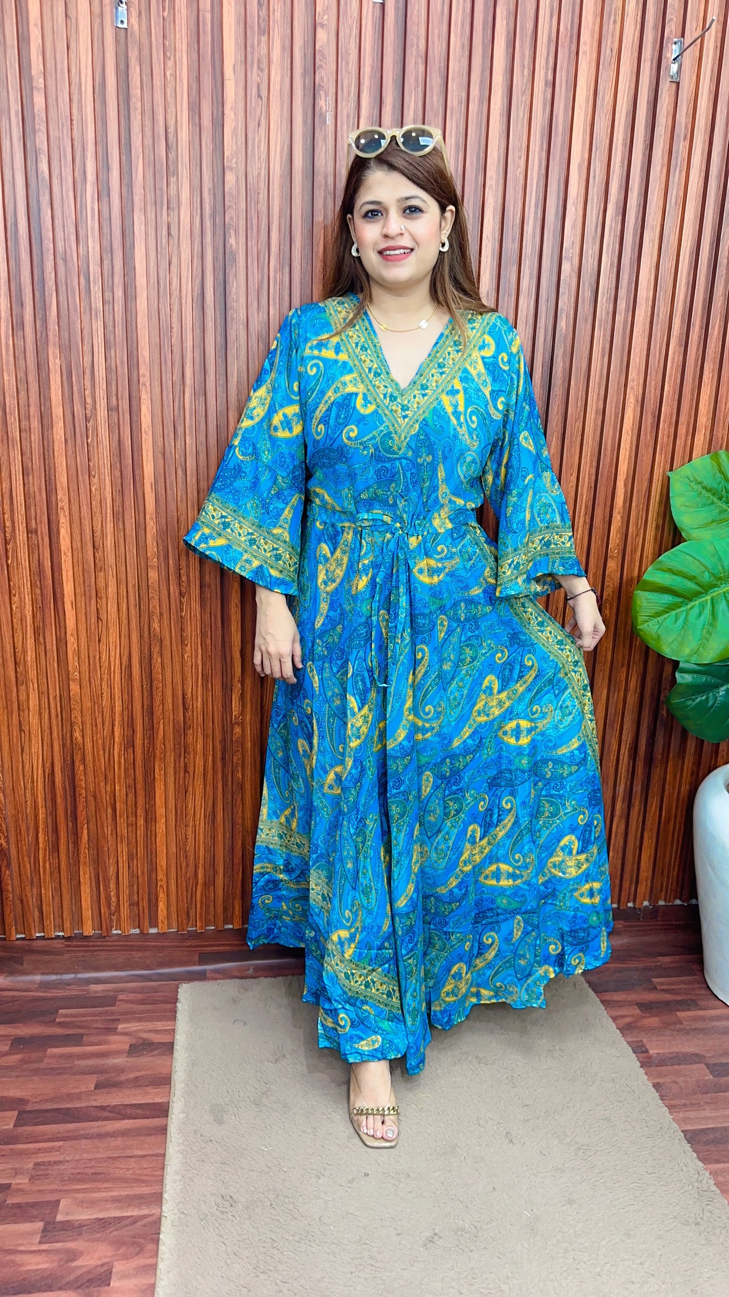 China Silk Long Dress