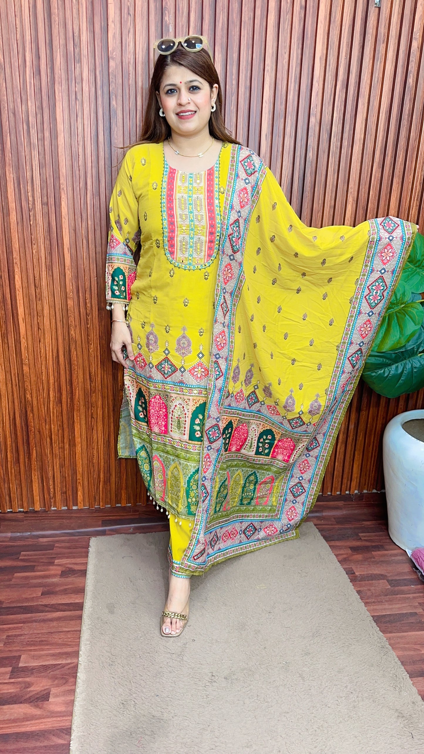 Festive special Muslin suit