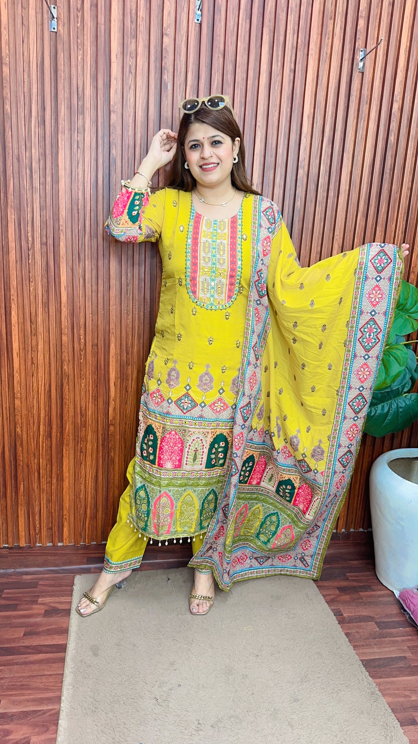 Festive special Muslin suit