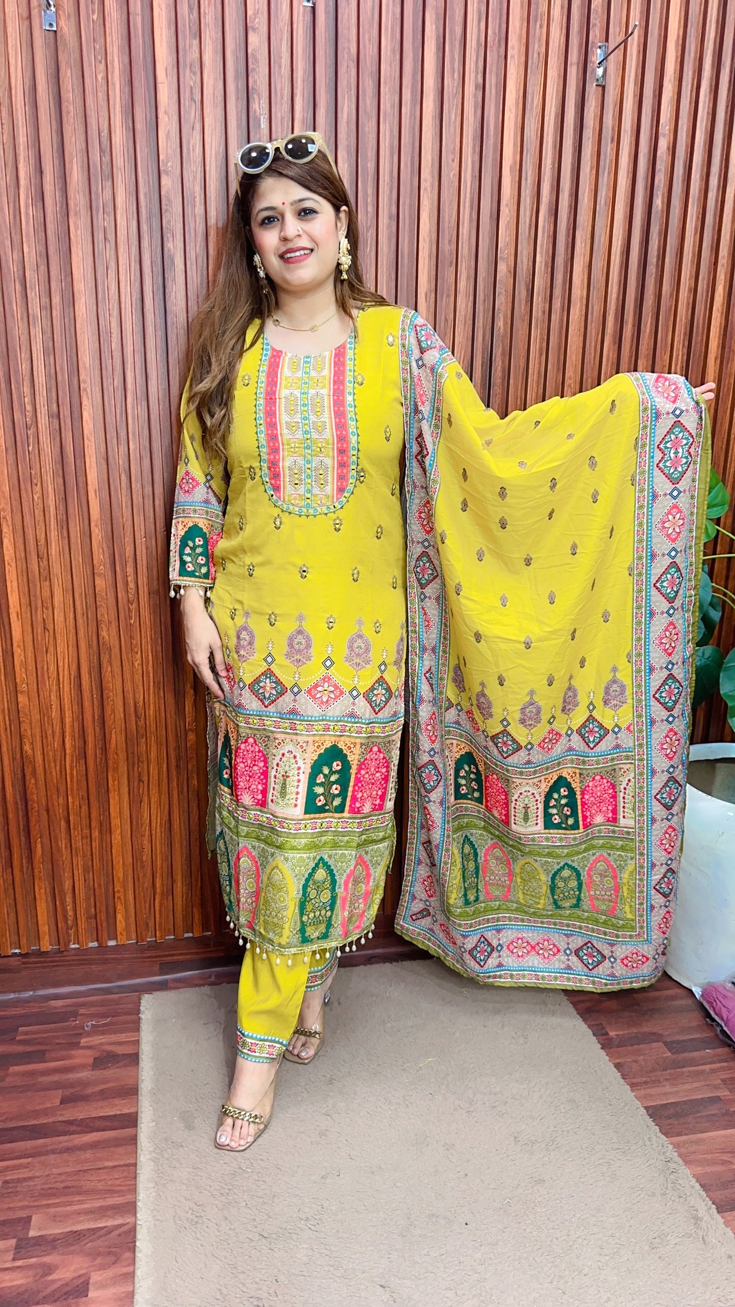 Festive special Muslin suit