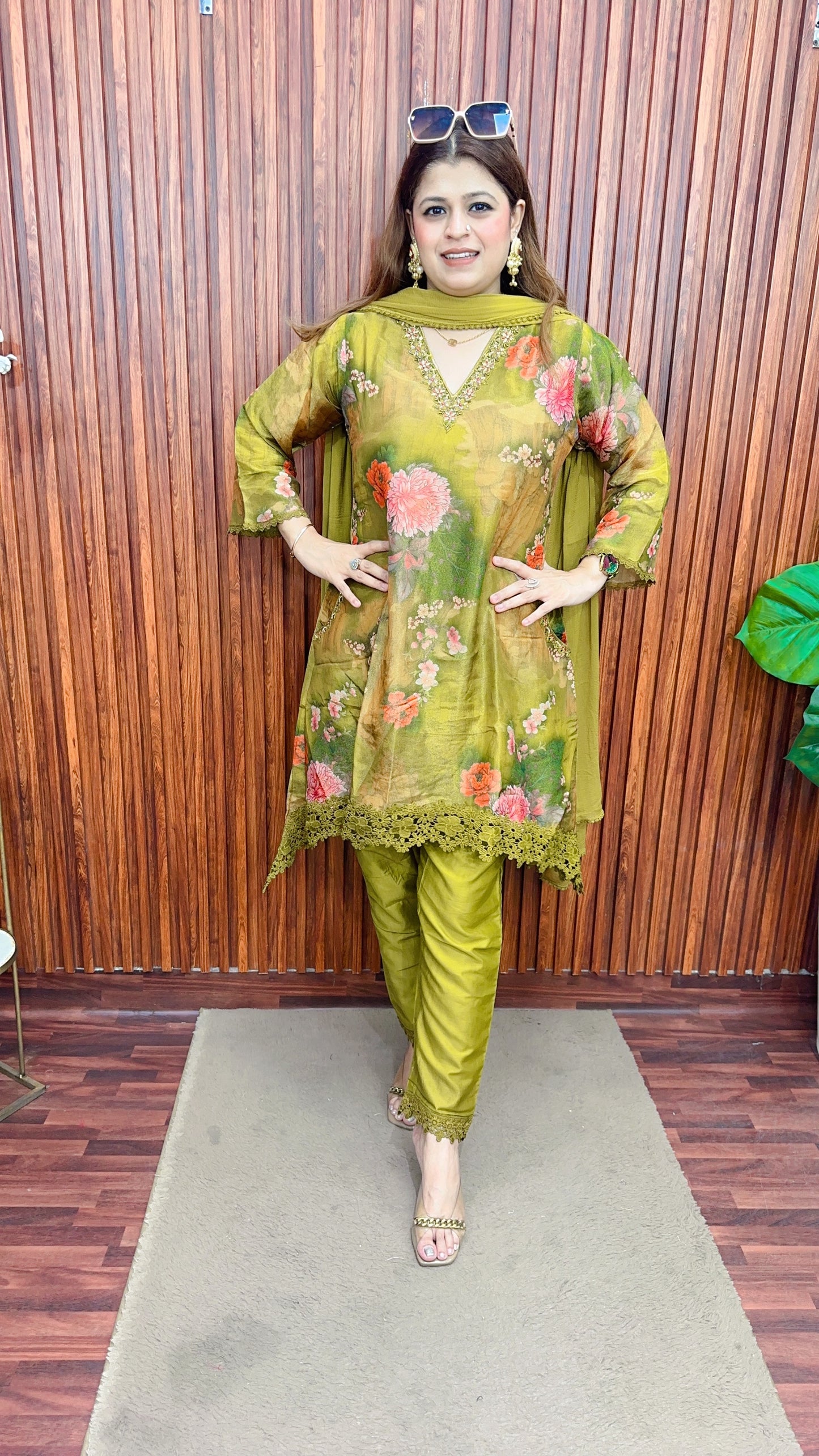 Premium C cut Style suit set