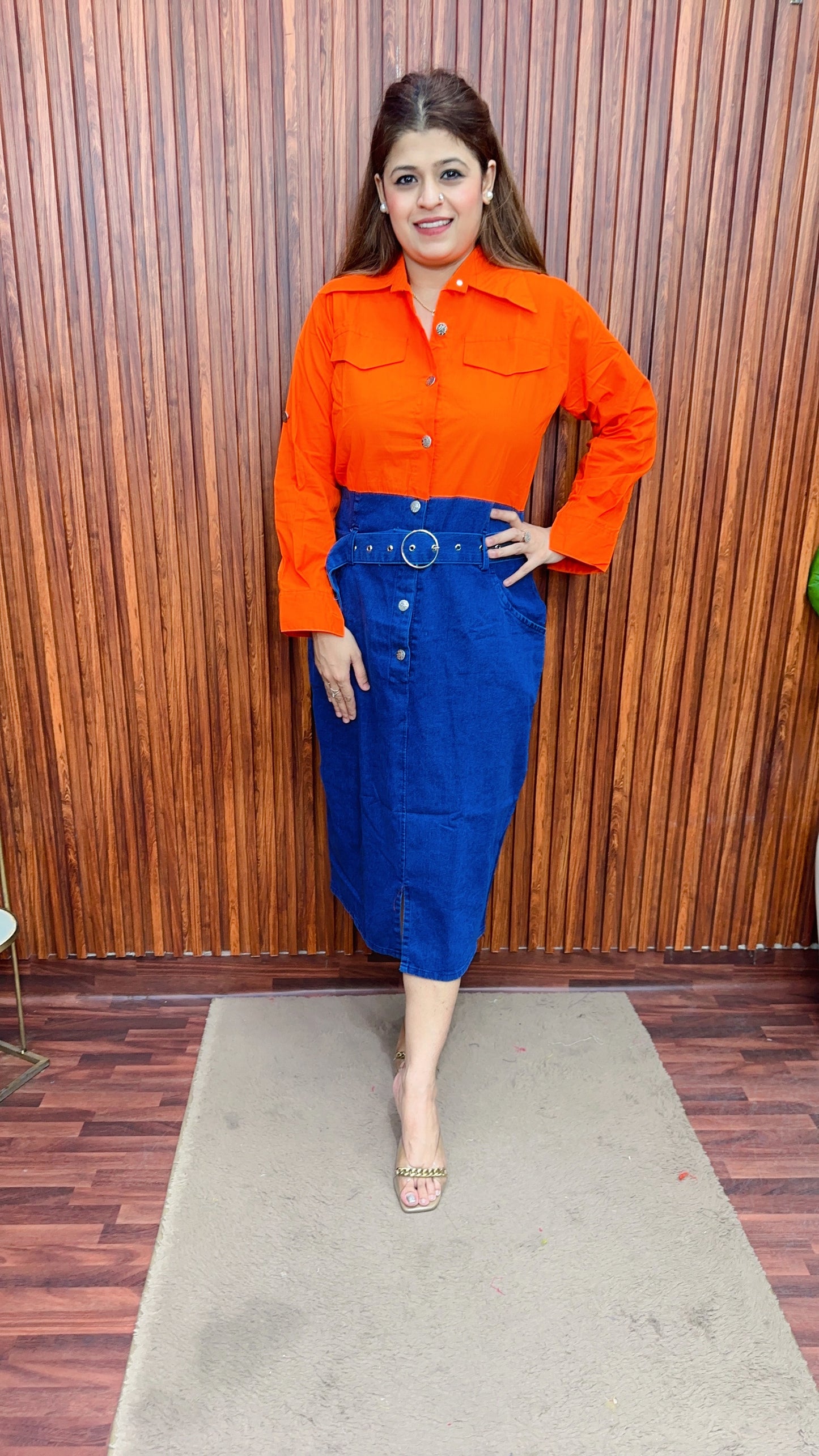 Stylish Denim Dress