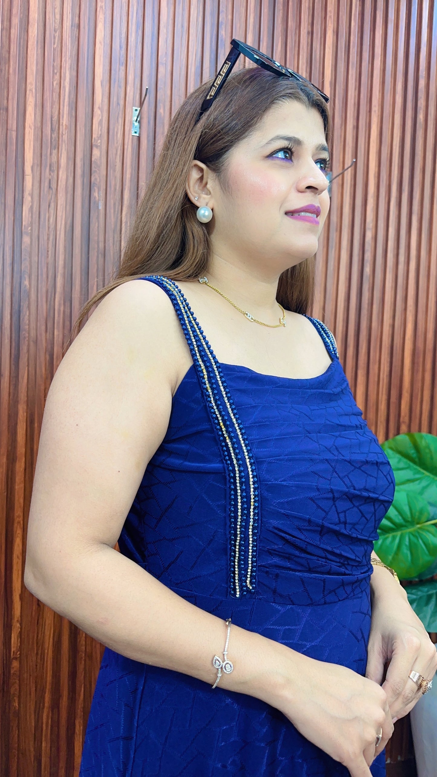 Classy Shoulder Strap Dress