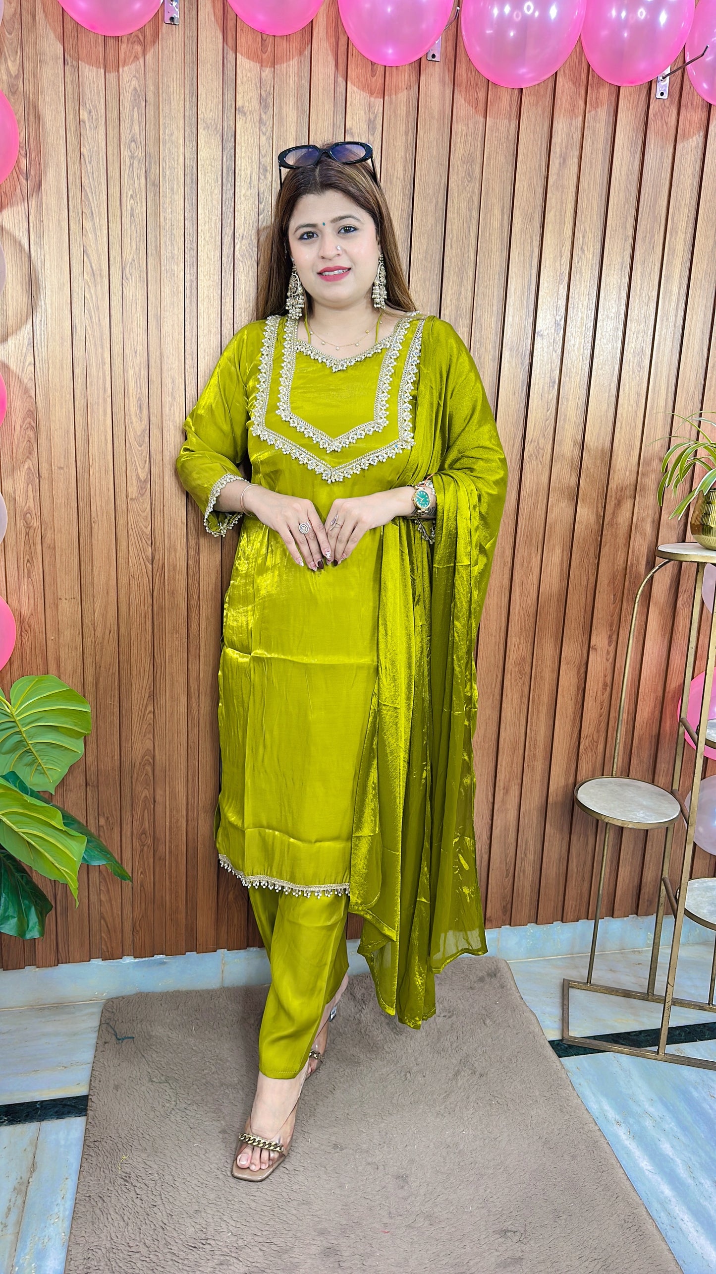 Pankhuri Cotton Silk Suit