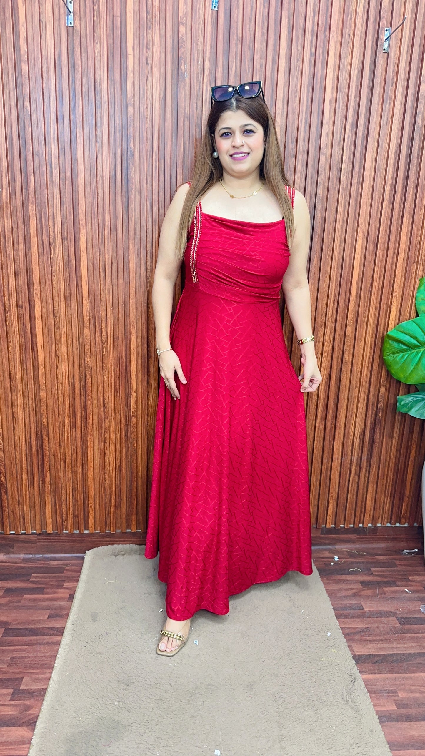 Classy Shoulder Strap Dress