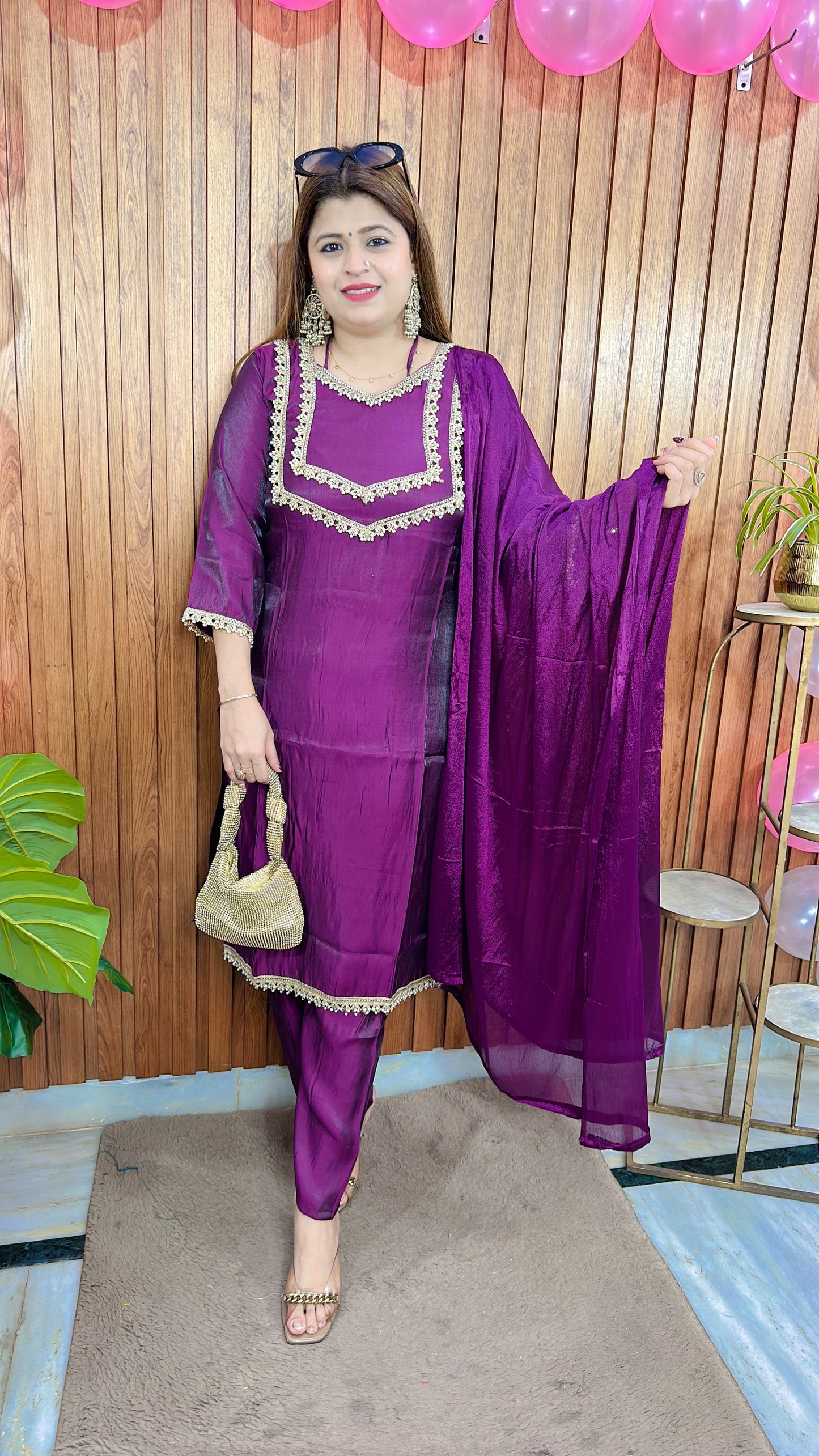 Pankhuri Cotton Silk Suit