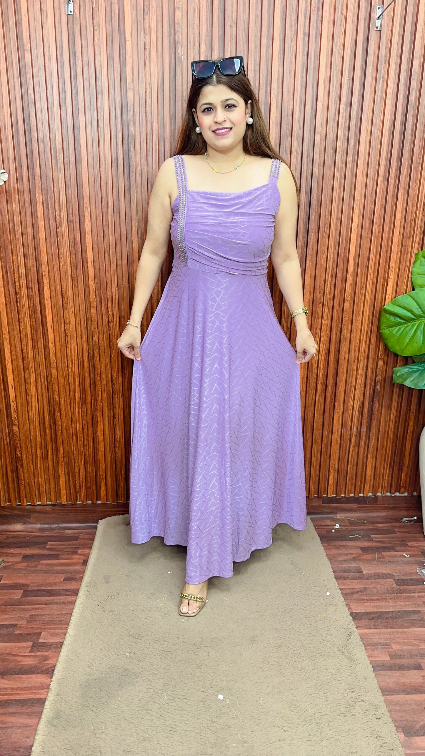 Classy Shoulder Strap Dress