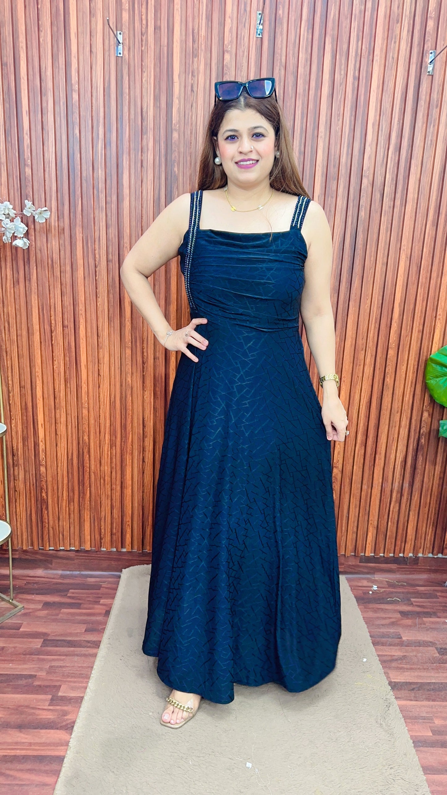 Classy Shoulder Strap Dress