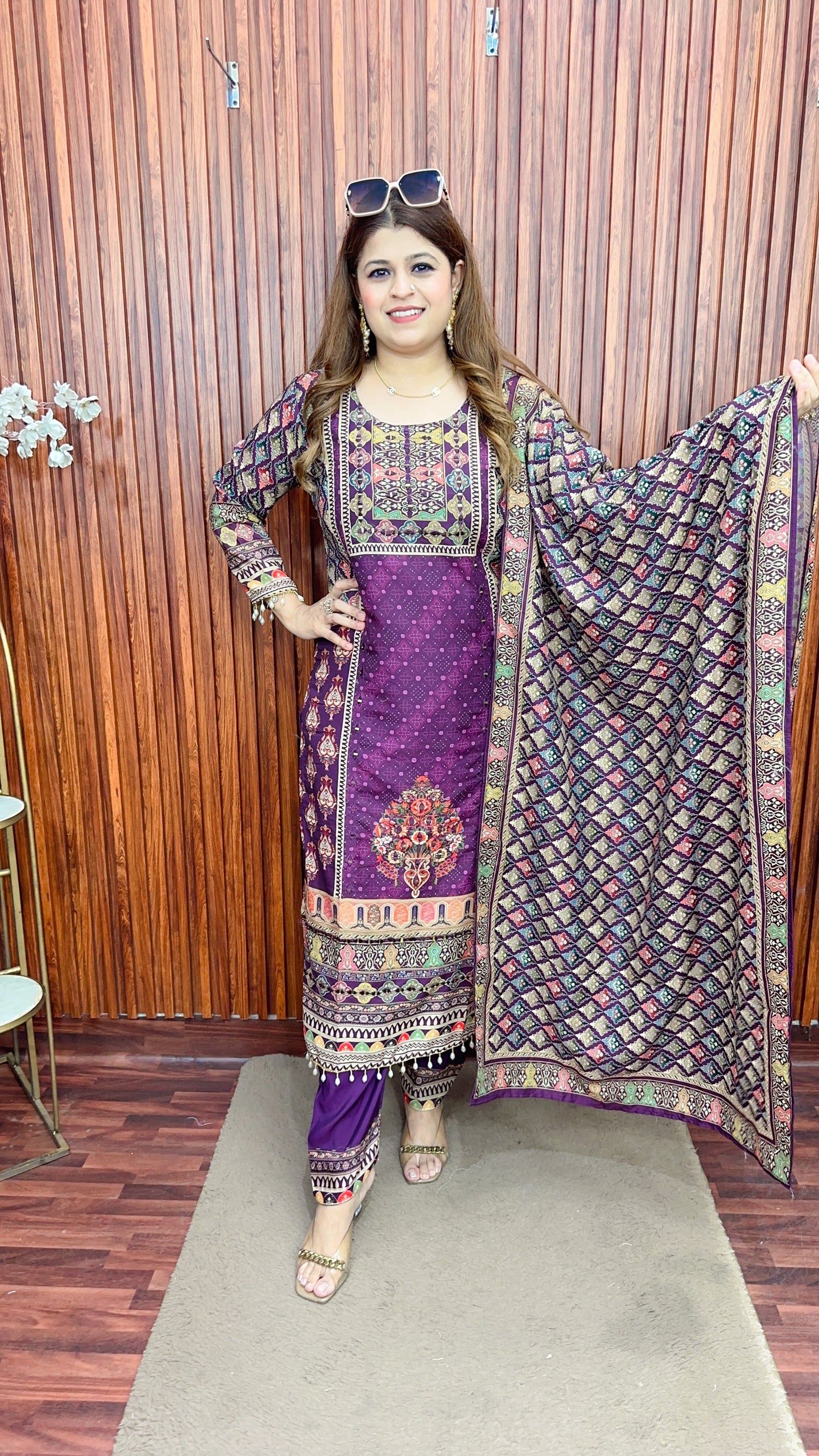 Rakhi special Muslin suit