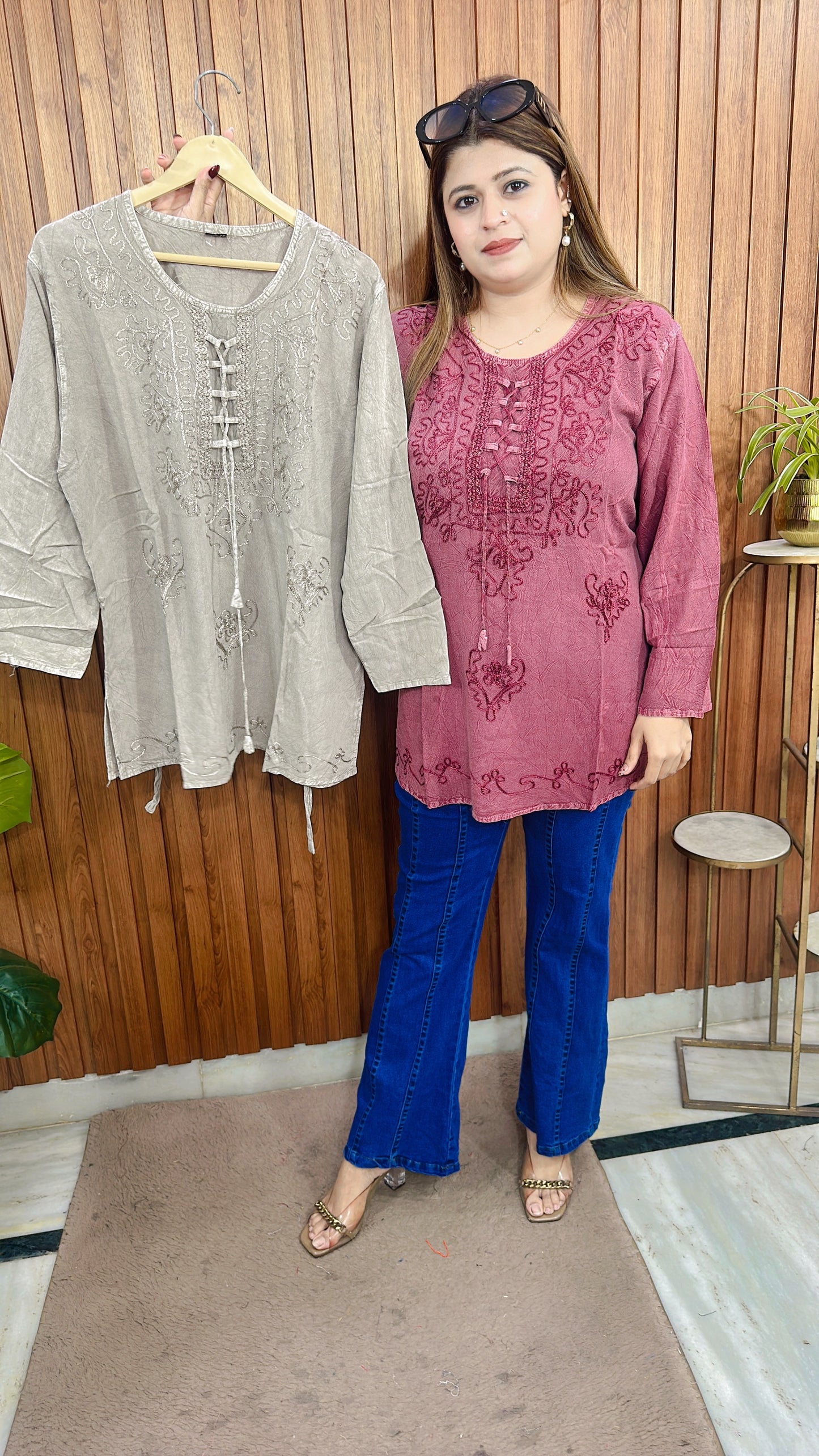 Cotton Lace Marble Top