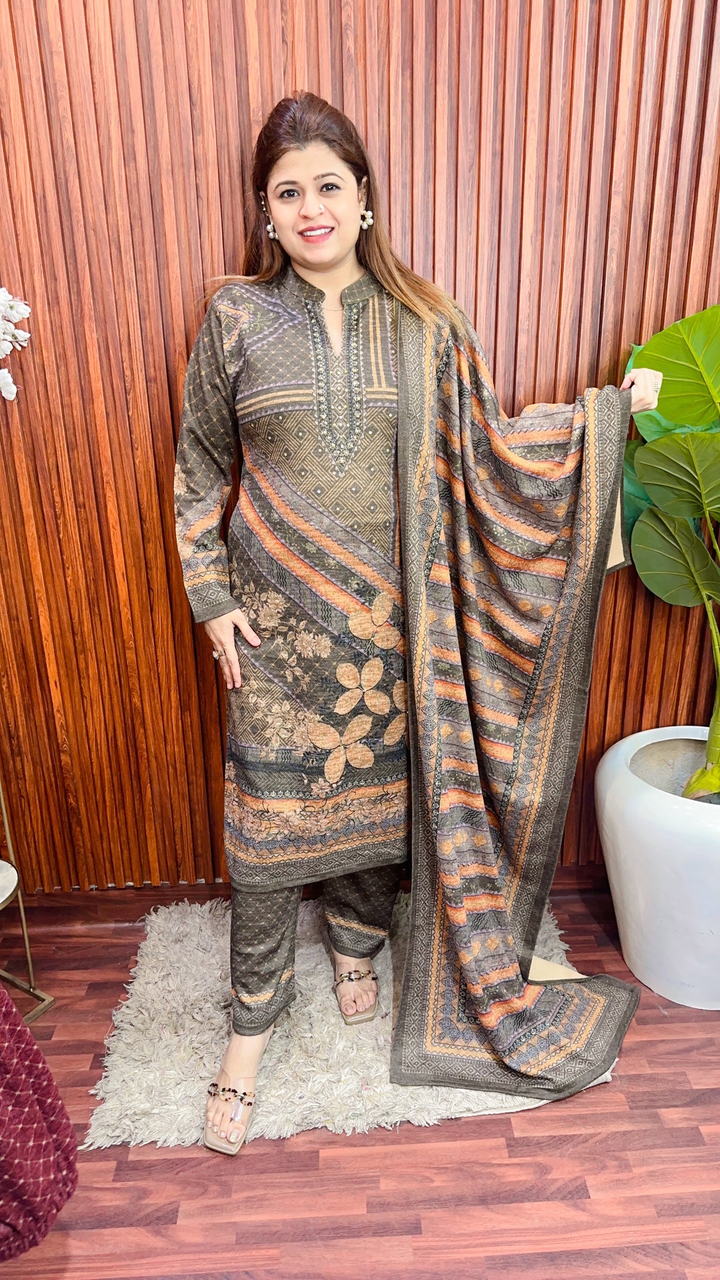 Karachi Digital Woolen Suit Set