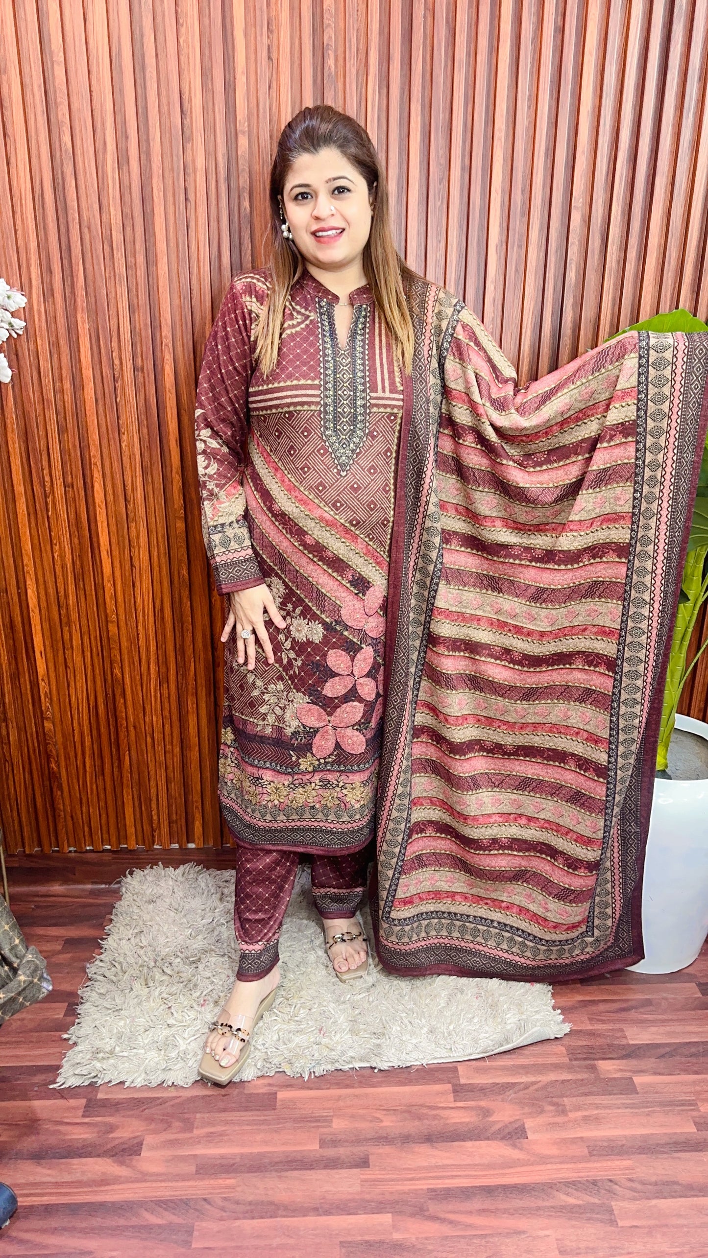 Karachi Digital Woolen Suit Set
