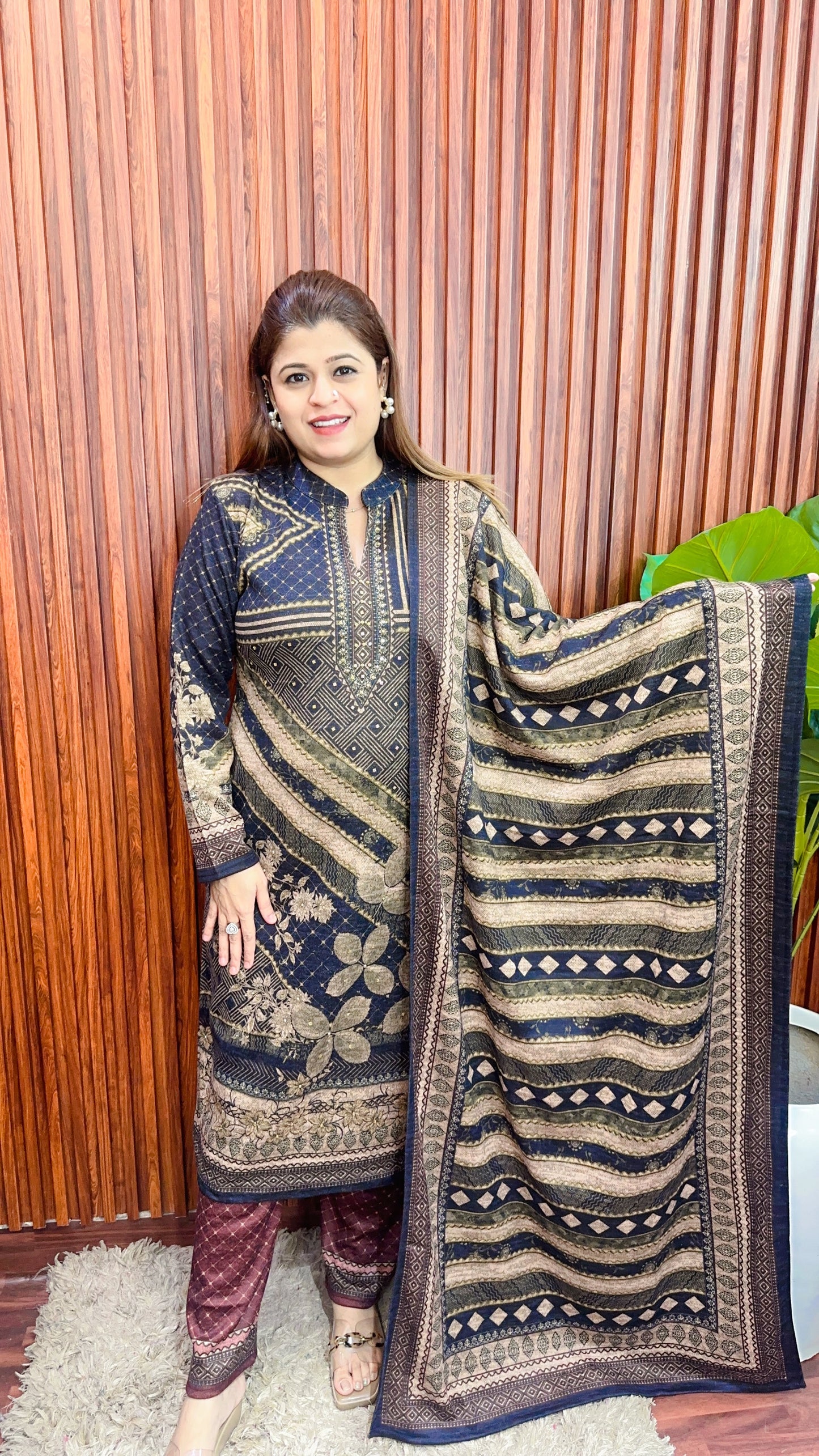Karachi Digital Woolen Suit Set
