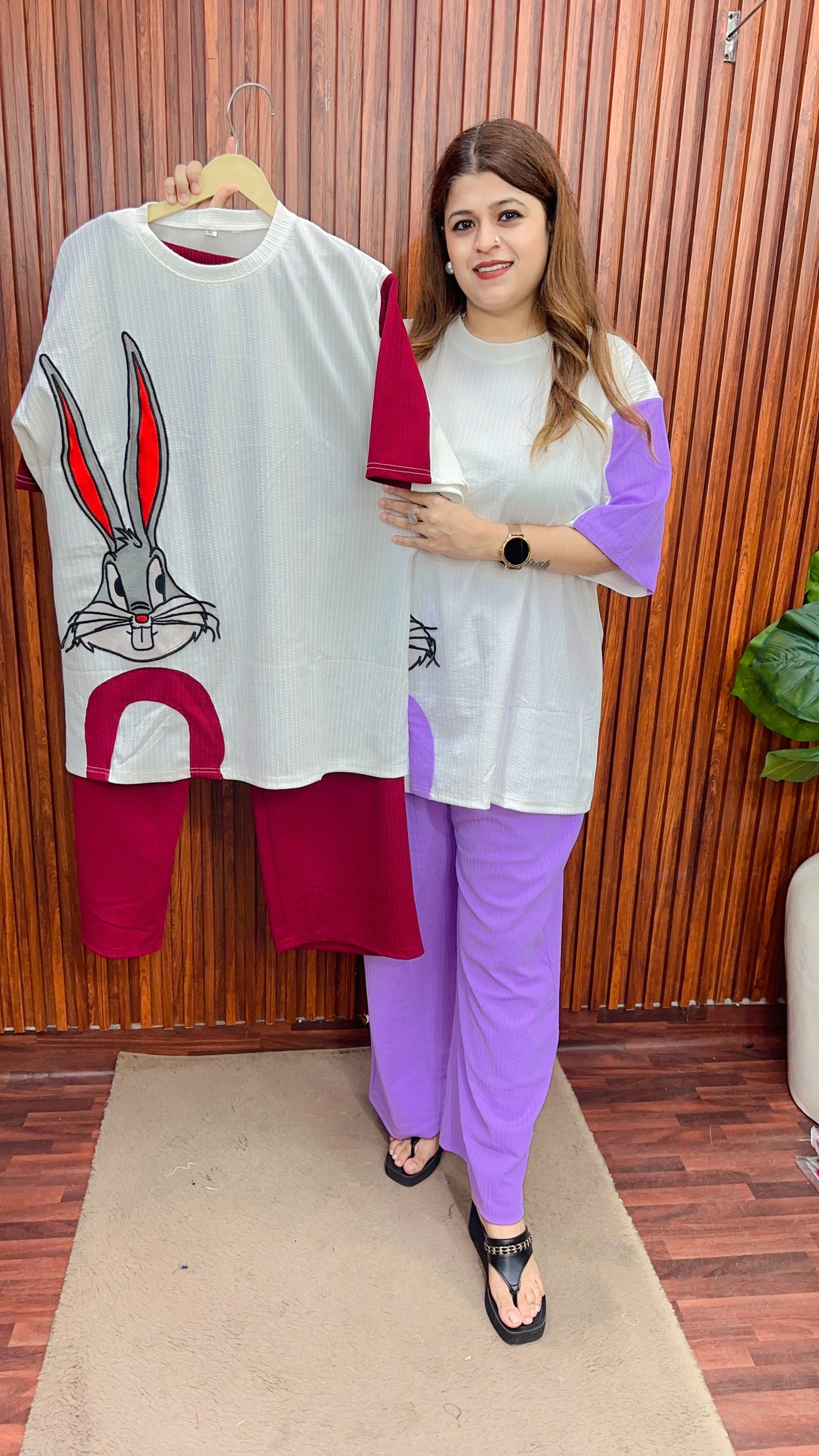 Bunny Ribbed Coord Set