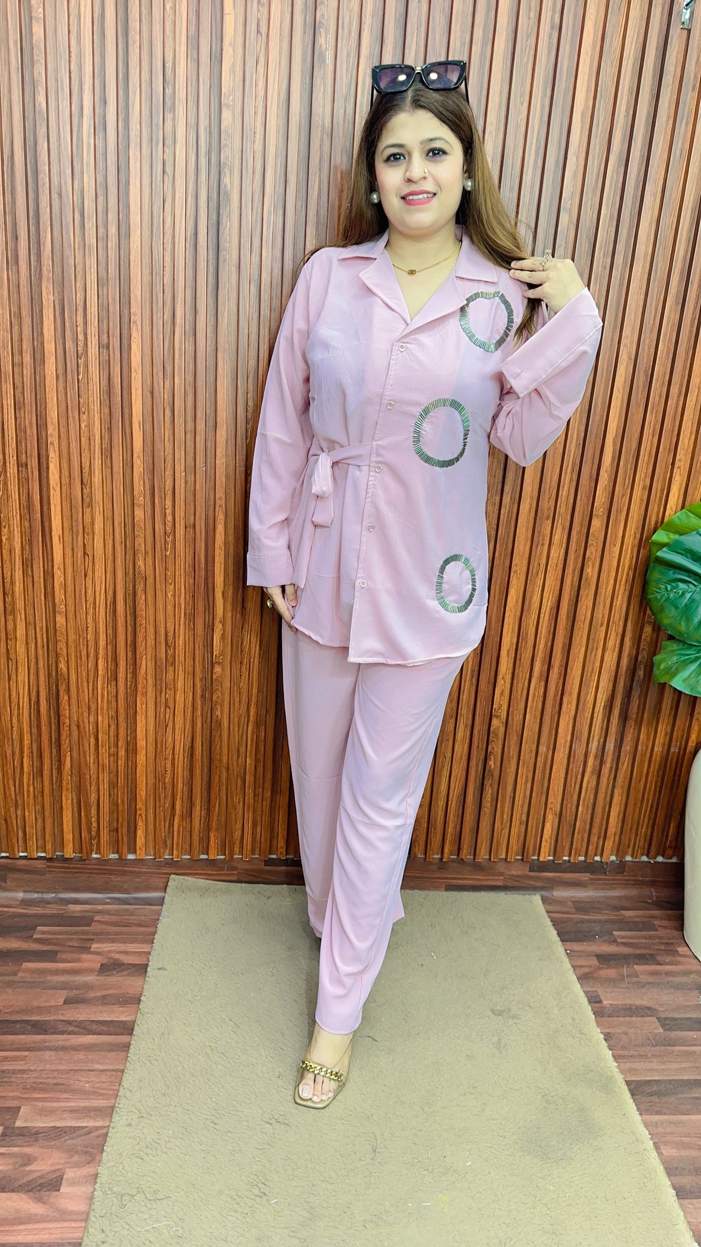 Side knot premium Coord set