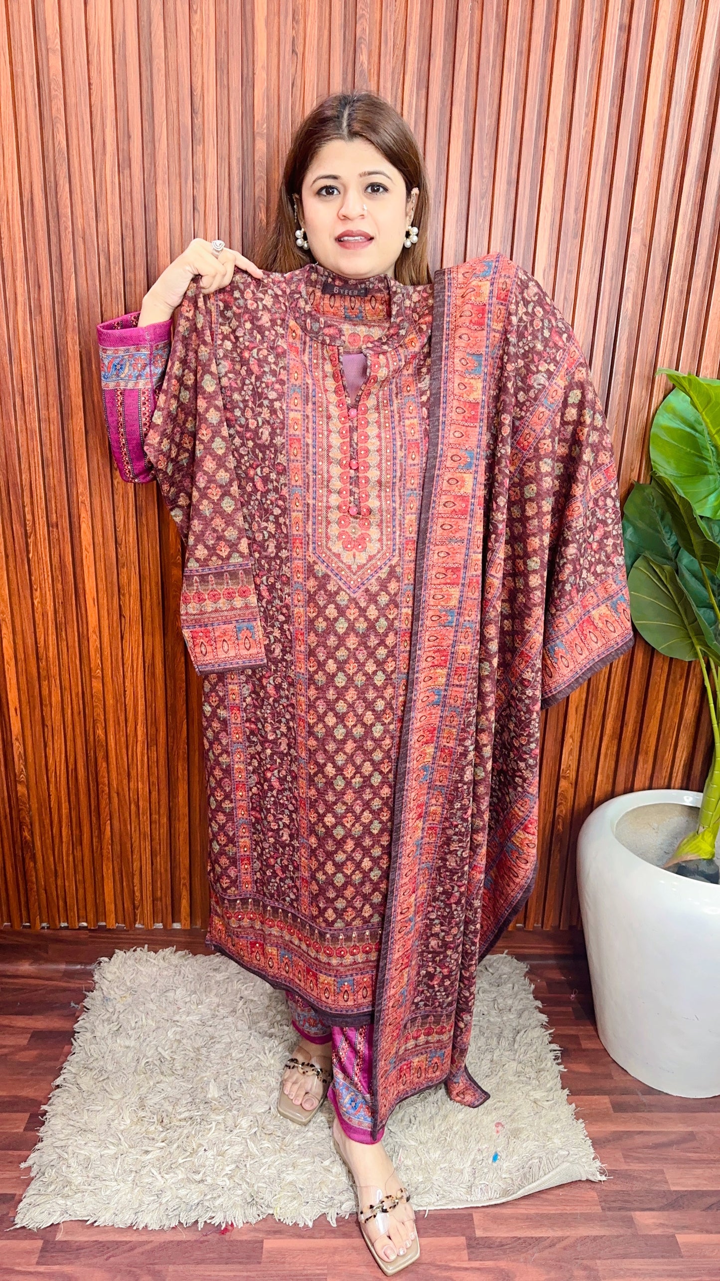Karachi Digital Woolen Suit Set