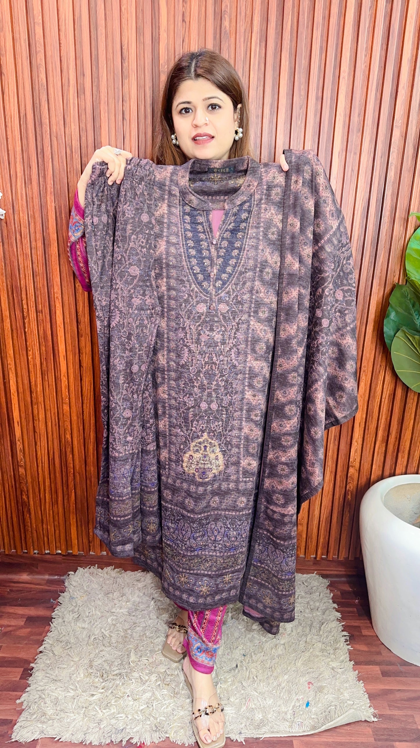 Karachi Digital Woolen Suit Set