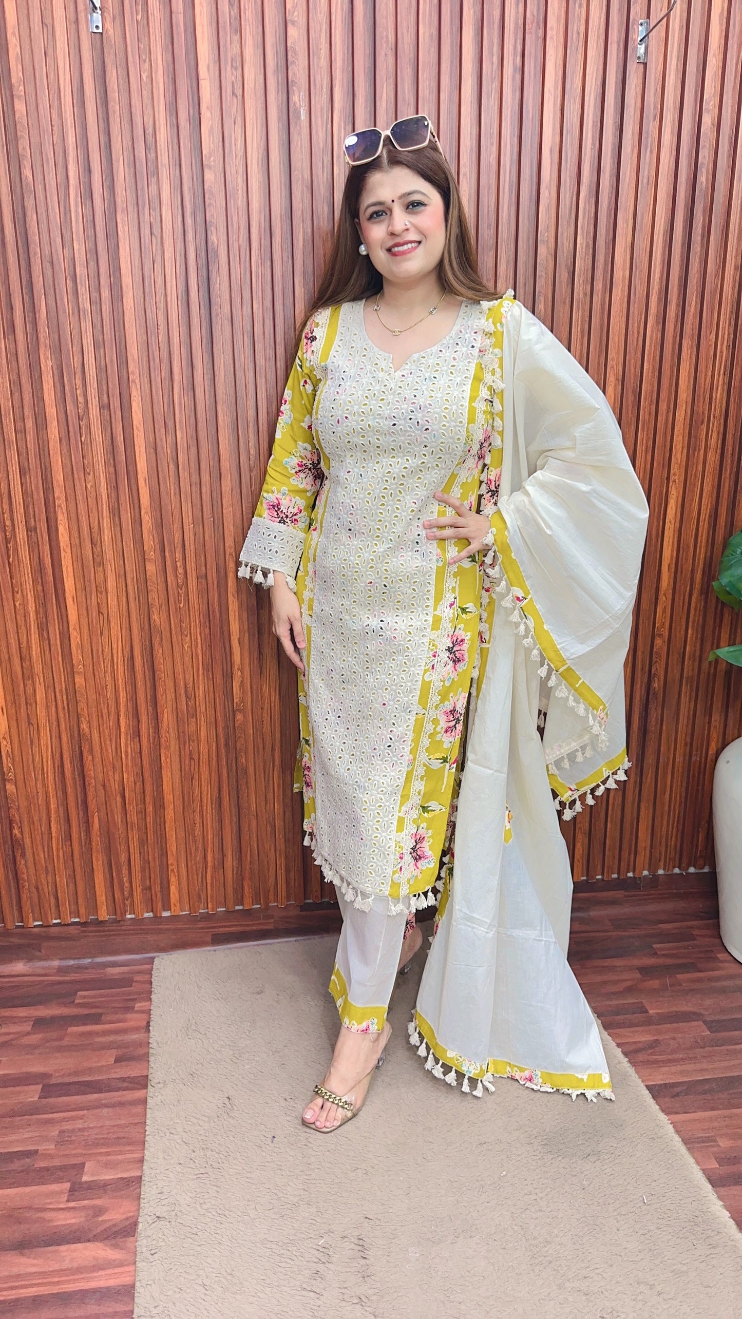 Schifli Designer Cotton Suit