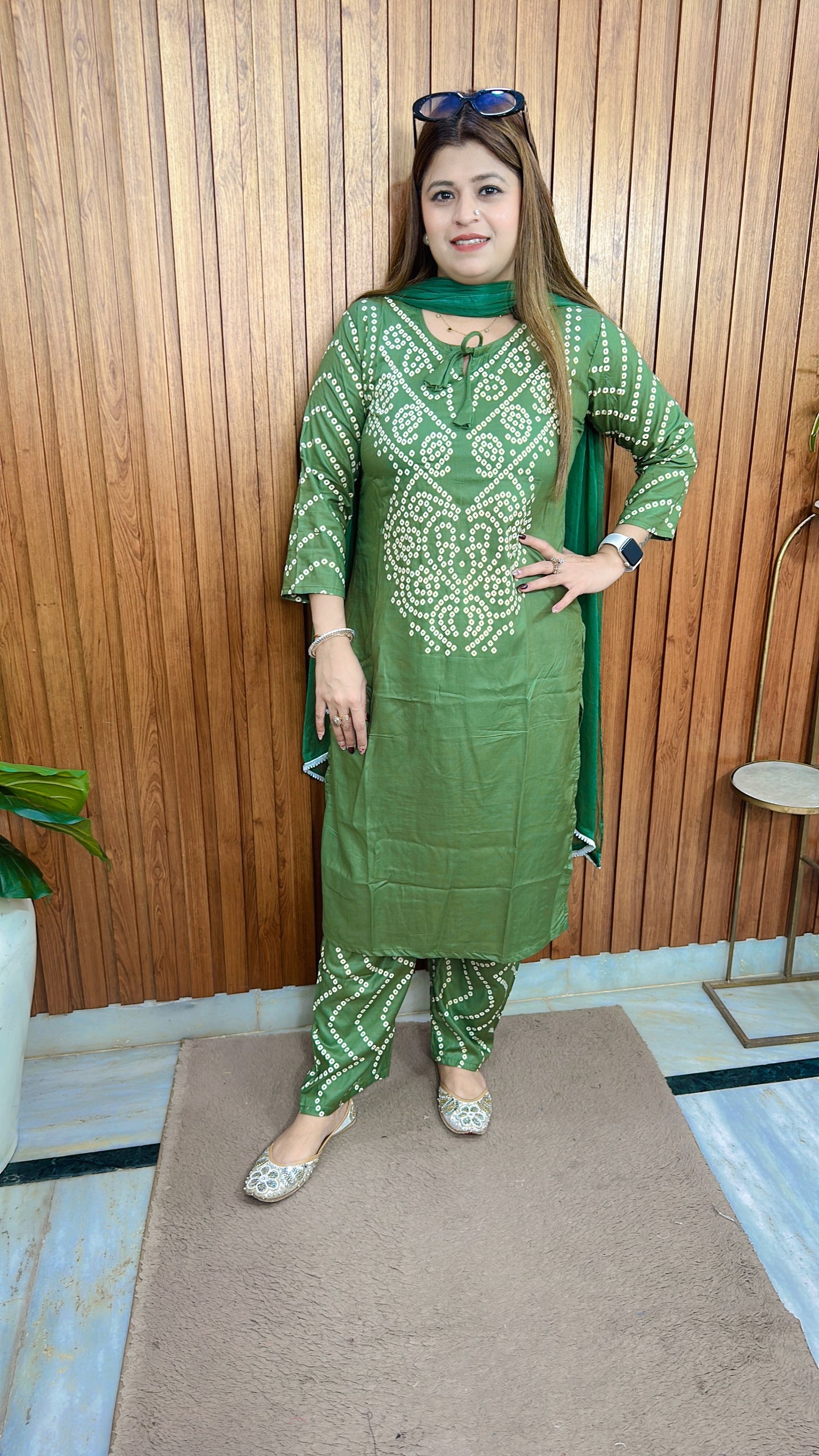 Bandhani Pure Cotton Suit