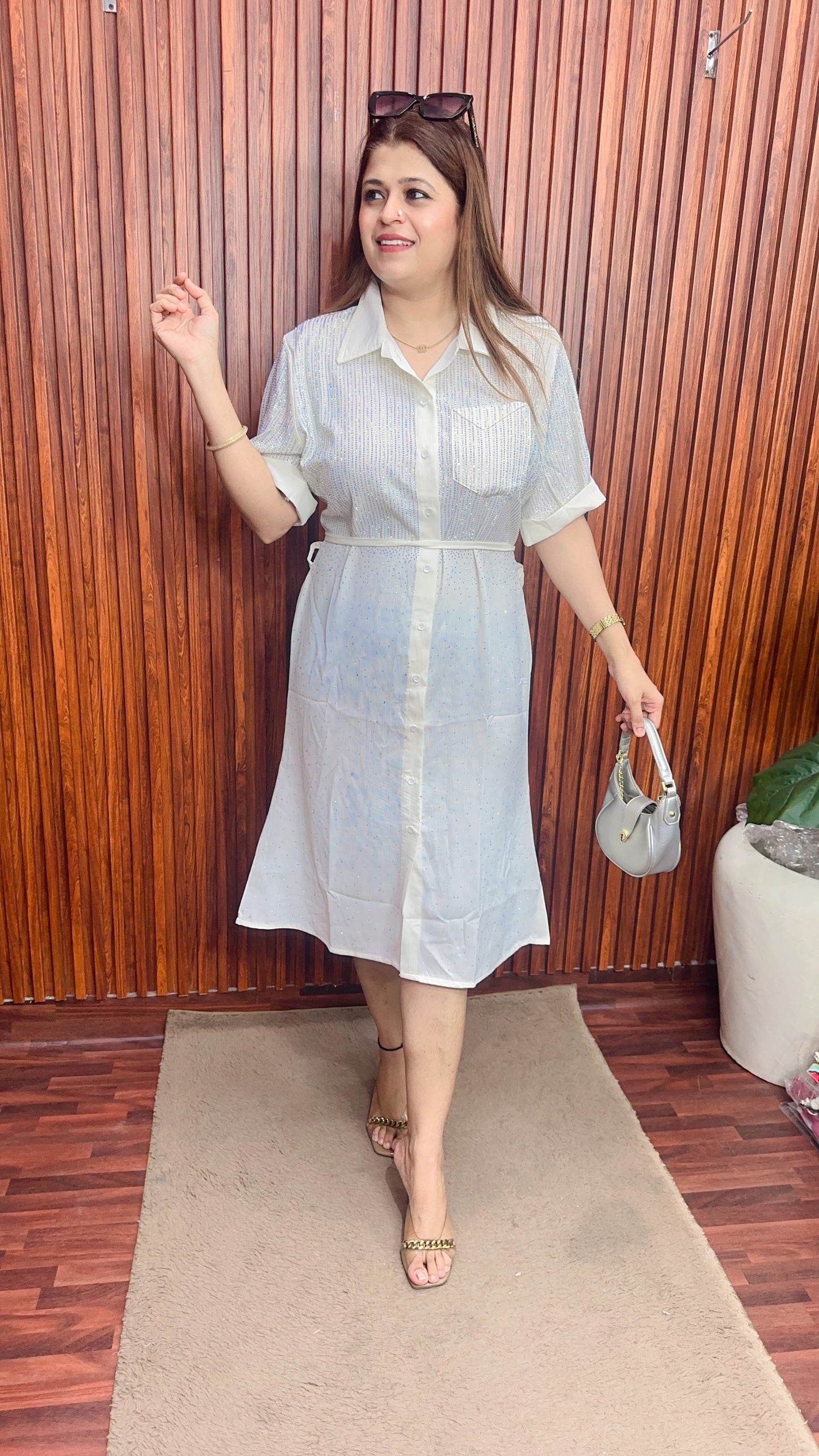 Premium Rime Stone Dress